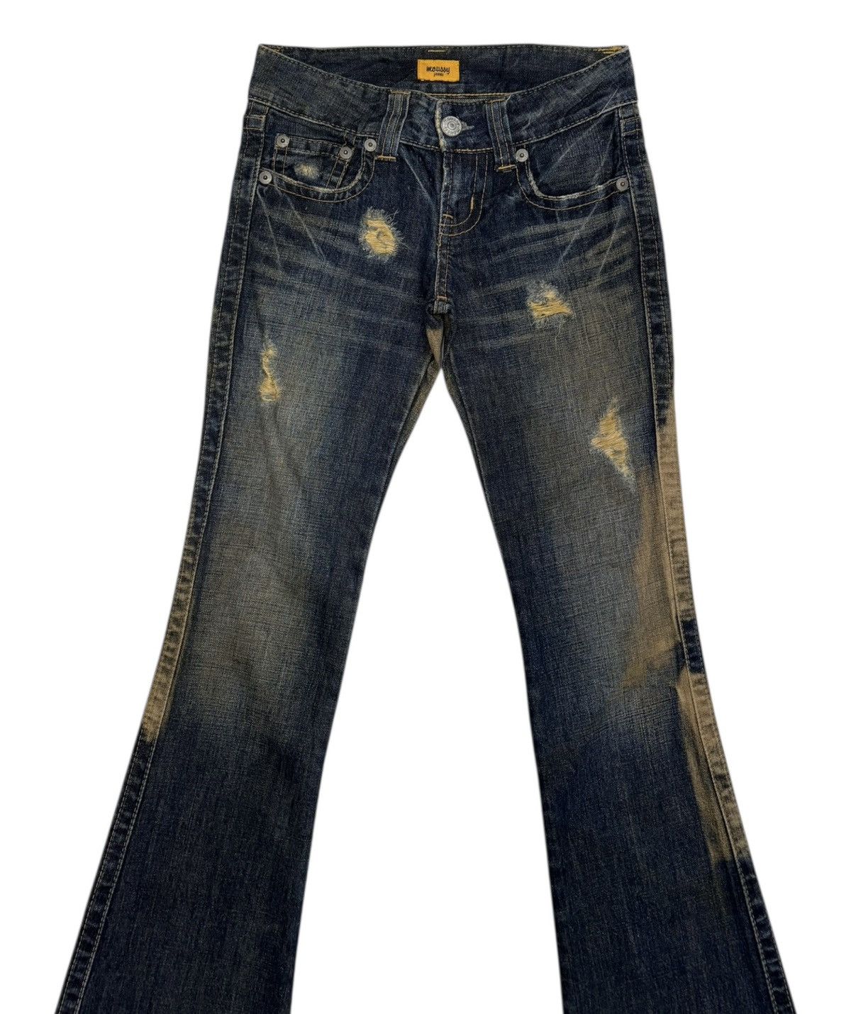 Hysteric Glamour × If Six Was Nine Vintage Flared Jeans Mud Wash IfSixWasNine Lgb Moussy Jeans Size 27" / US 4 / IT 40 - 5 Thumbnail