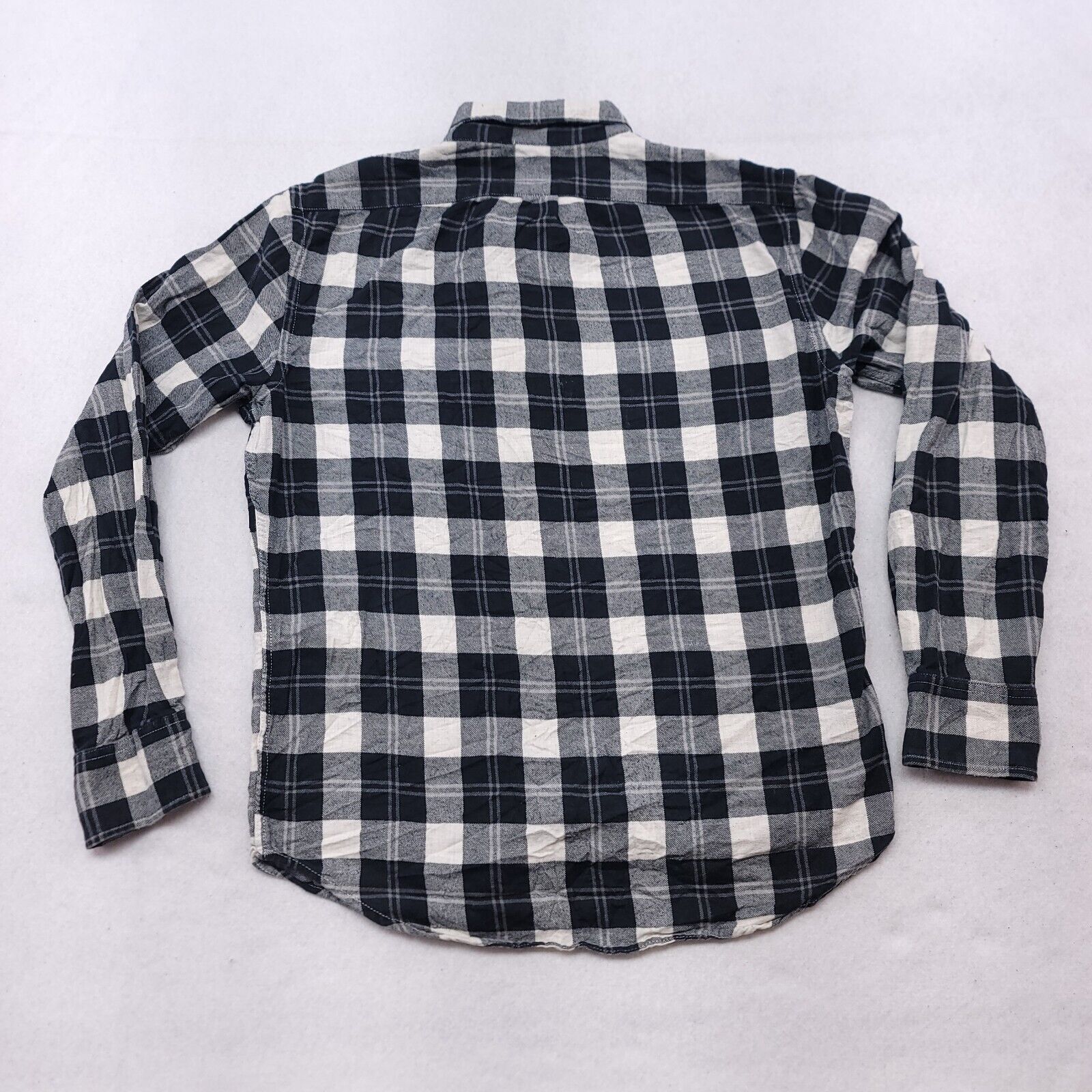 Old Navy Old Navy Buffalo Check Flannel Shirt Men Size Medium M Black Size US M / EU 48-50 / 2 - 10 Thumbnail
