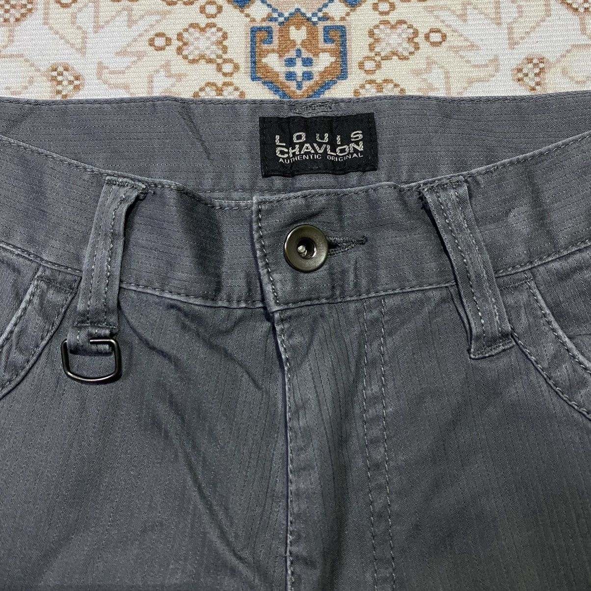 Japanese Brand × Vintage 2000s Y2K Louis Chavlon Japan Zipper Cargopants Size US 30 / EU 46 - 7 Thumbnail
