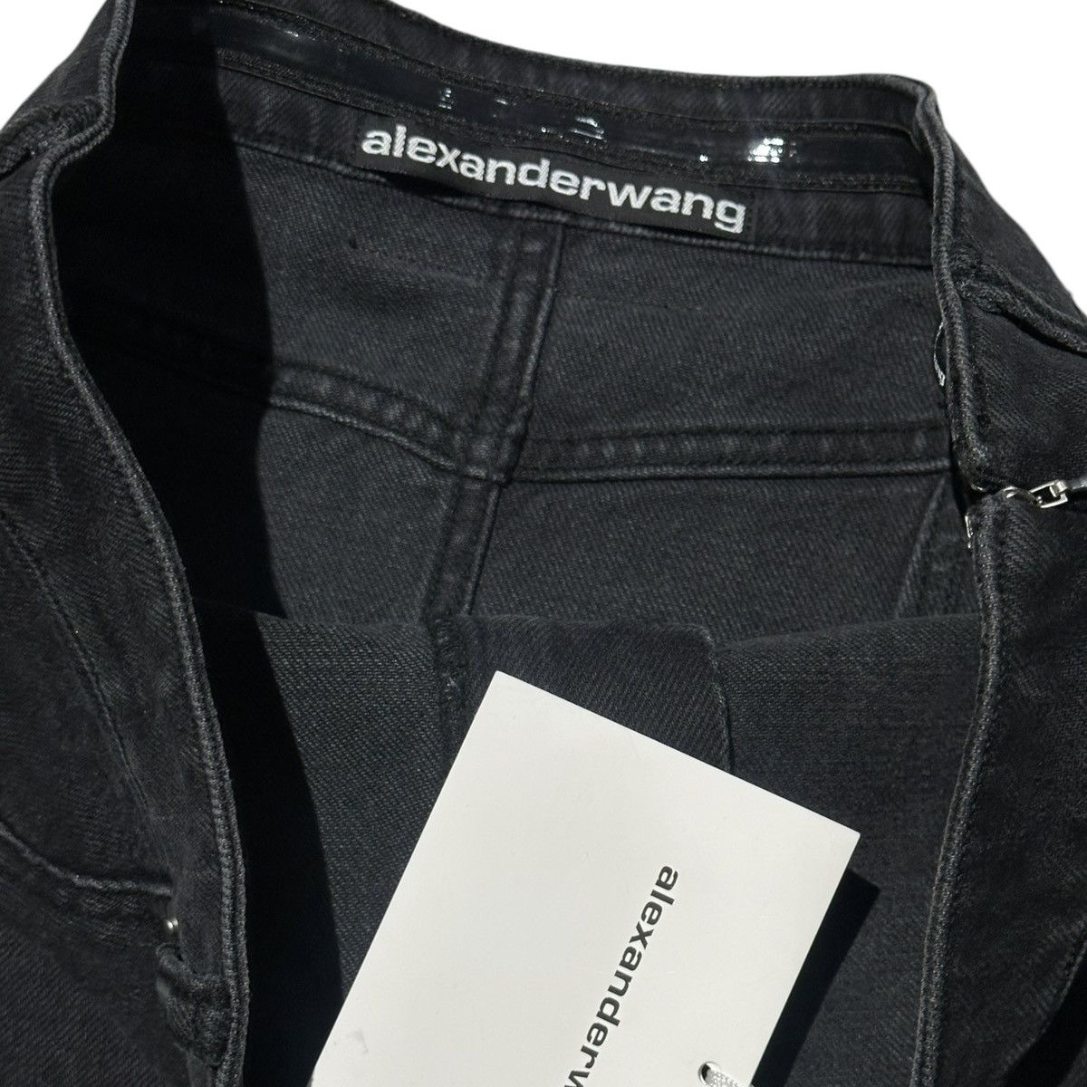 Alexander Wang × T by Alexander Wang Denim bodycon minidress Size S / US 4 / IT 40 - 8 Thumbnail
