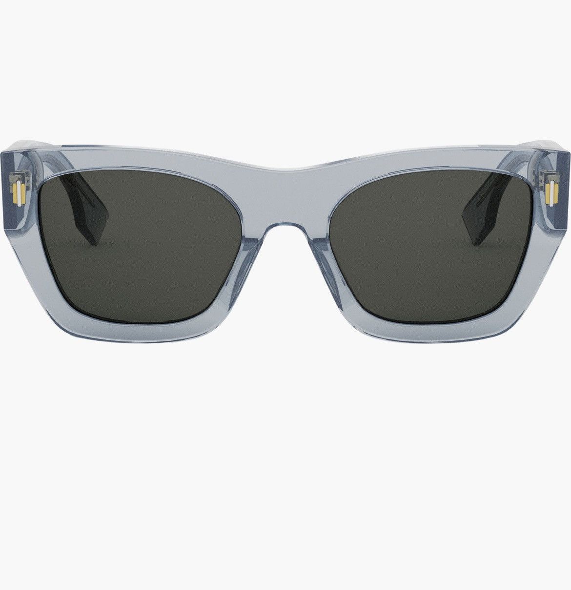 Fendi Fendi Fendi Roma 63 MM Rectangular Sunglasses in light blue Size ONE SIZE - 1 Thumbnail