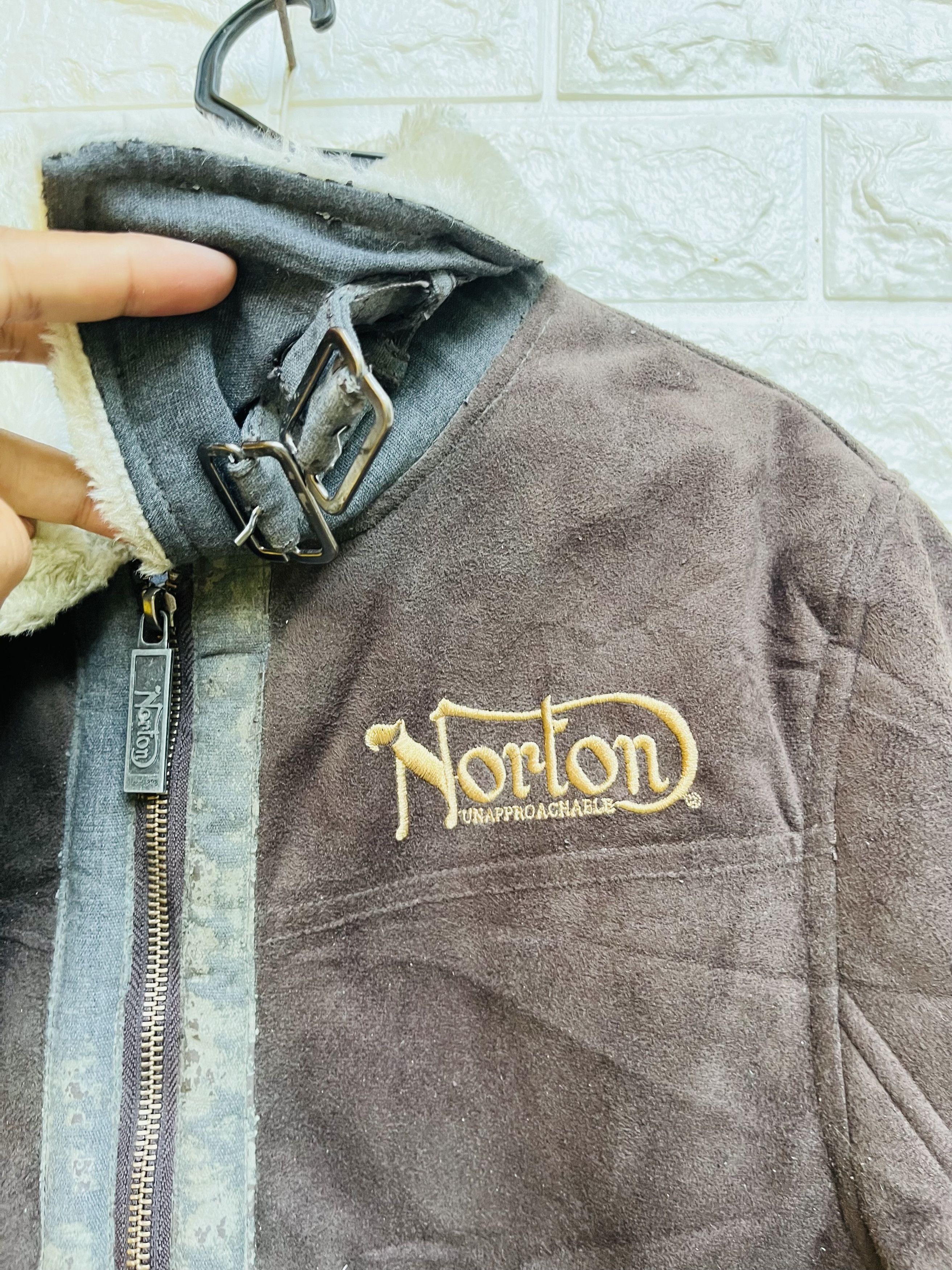 Japanese Brand Vintage Norton Motorcycle Designer Fashion Style Jacket Size US M / EU 48-50 / 2 - 11 Thumbnail