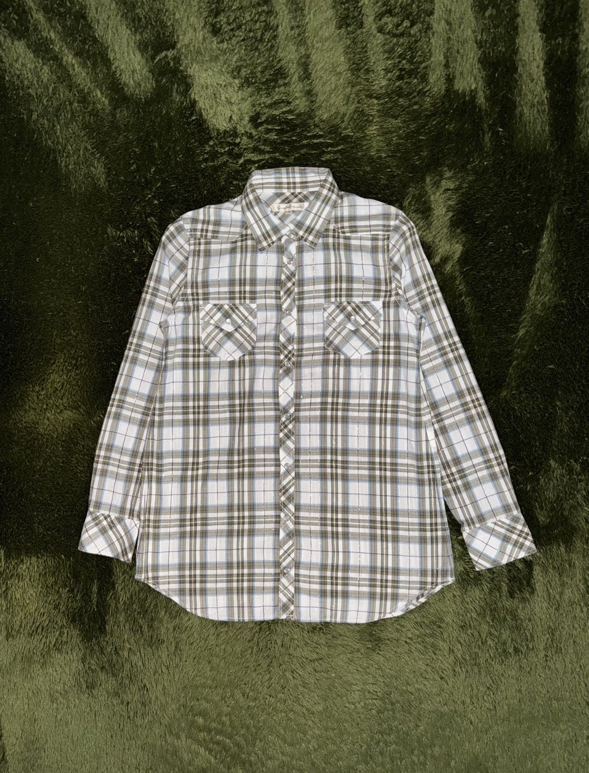 United Arrows [40] United Arrows GLR Glitter Check Western Shirt Size US S / EU 44-46 / 1 - 1 Thumbnail