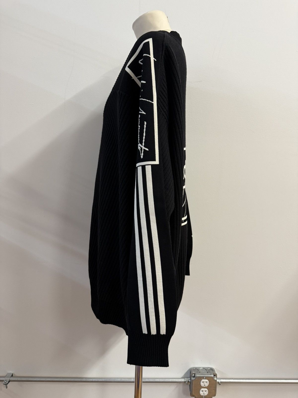 Adidas × Y-3 adidas Y-3 × Yohji Yamamoto Knit Wool Cardigan Oversized Size US L / EU 52-54 / 3 - 2 Thumbnail