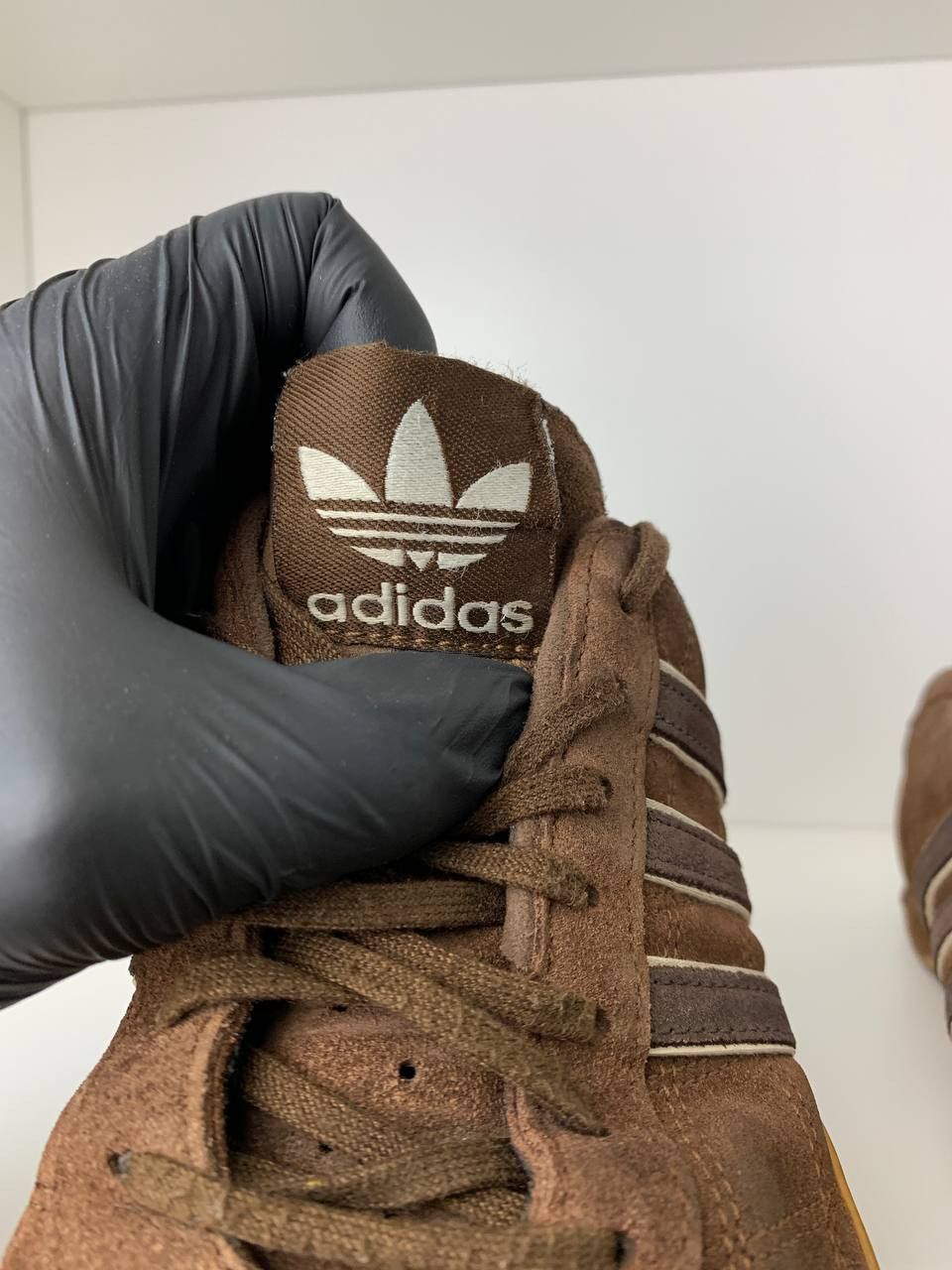 Adidas Tuscany Goodyear Brown Leather Driving Shoes