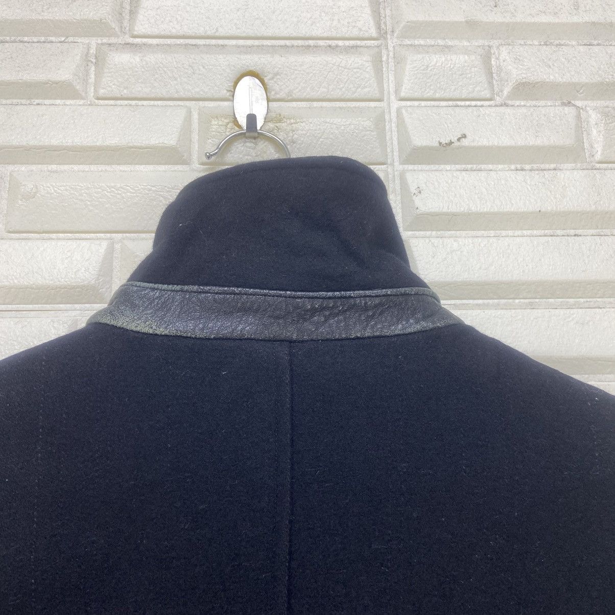 FDMTL Scanner Fundamental FDMTL Street Fashion Leather Wool Coat Size US XS / EU 42 / 0 - 12 Thumbnail