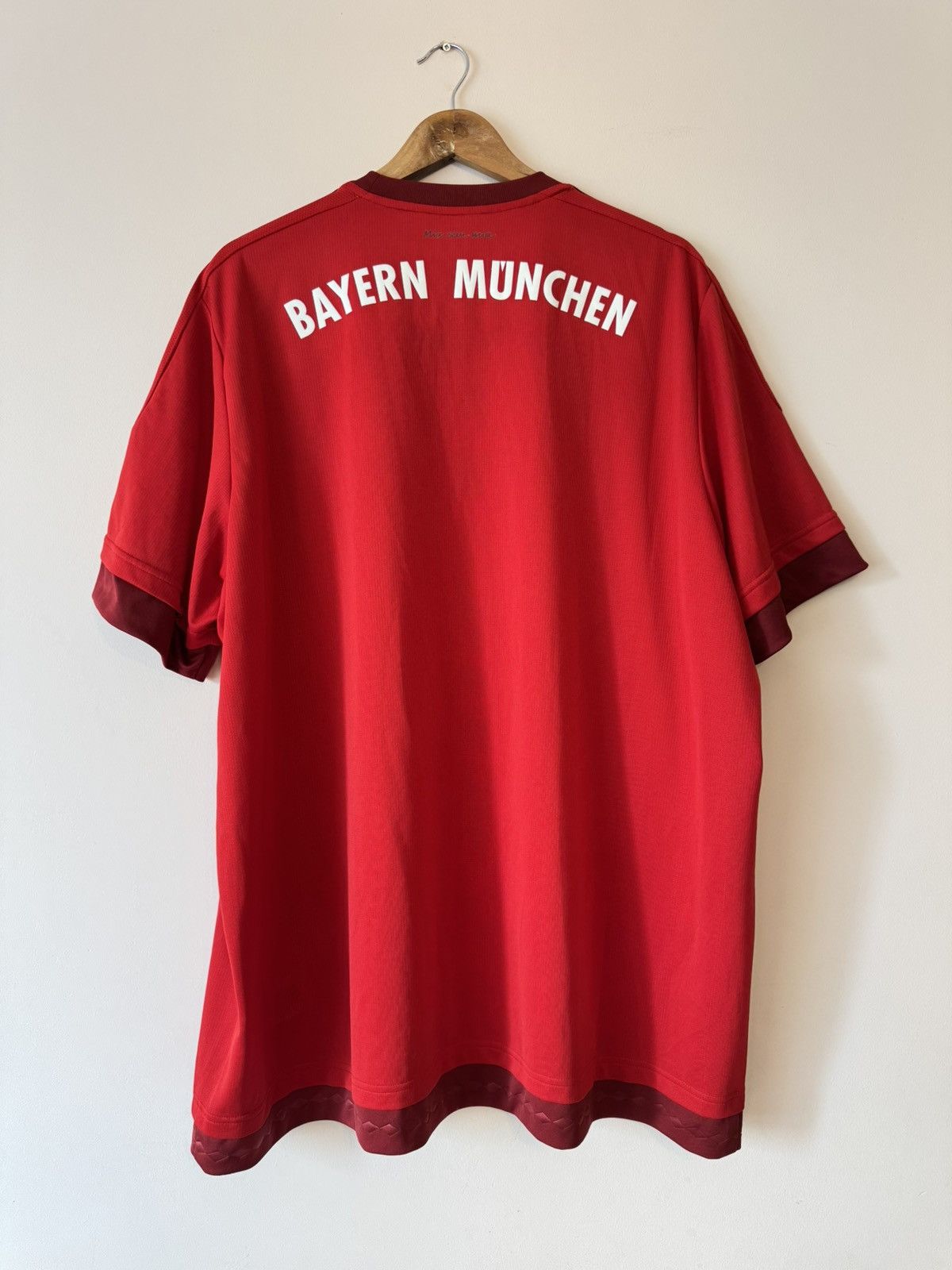 Adidas Bayern Munich 2015-2016 Home Soccer Jersey Football Shirt Size US XXL / EU 58 / 5 - 2 Thumbnail
