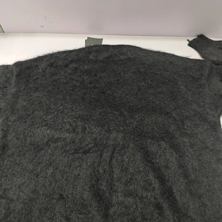 Saint Laurent Paris Saint Laurent Black Long Sleeve Sweater with Logo -2507 Size M / US 6-8 / IT 42-44 - 6 Thumbnail