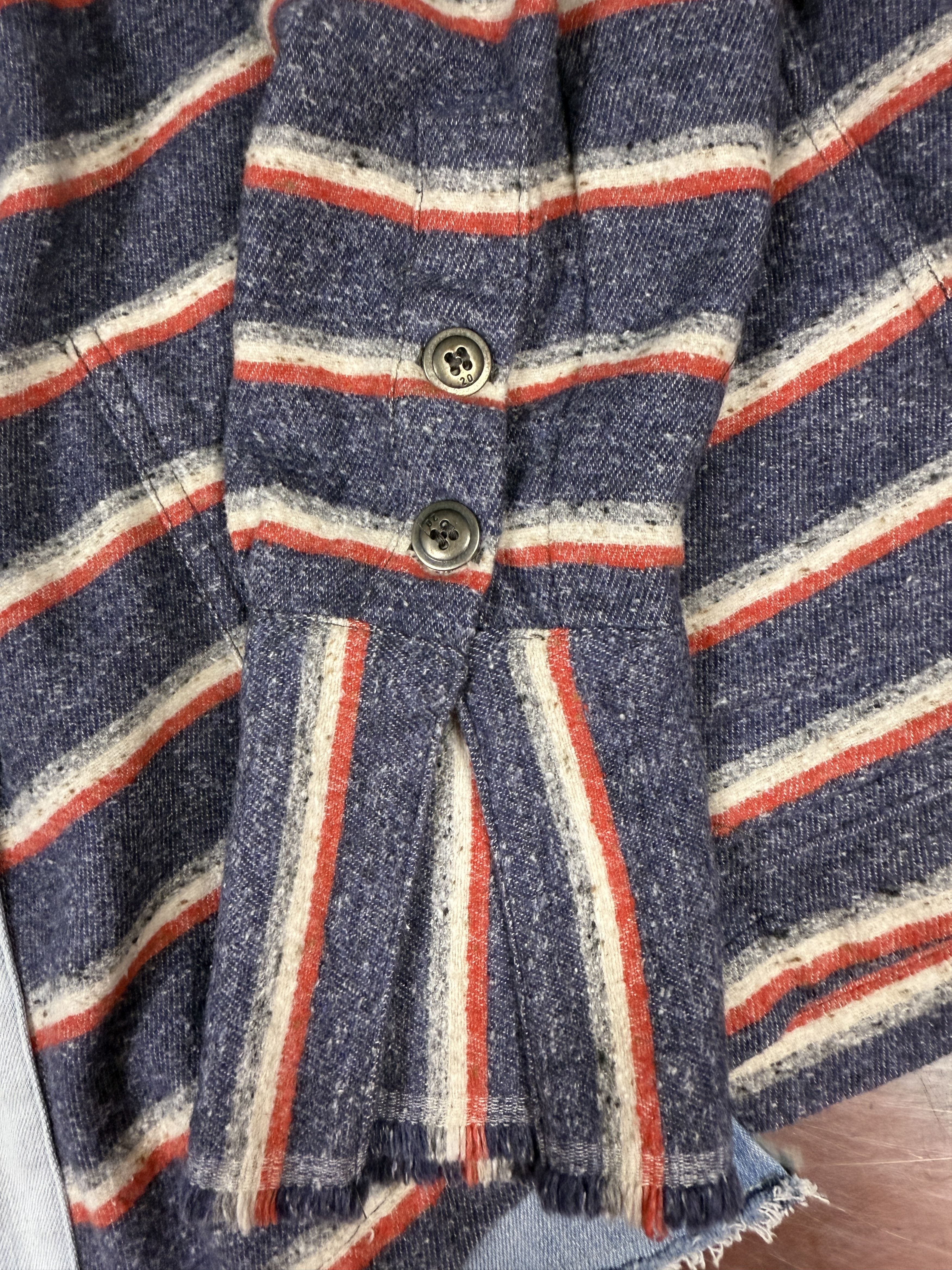 Greg Lauren Greg Lauren Striped GL1 kimono jacket Size US XL / EU 56 / 4 - 3 Thumbnail
