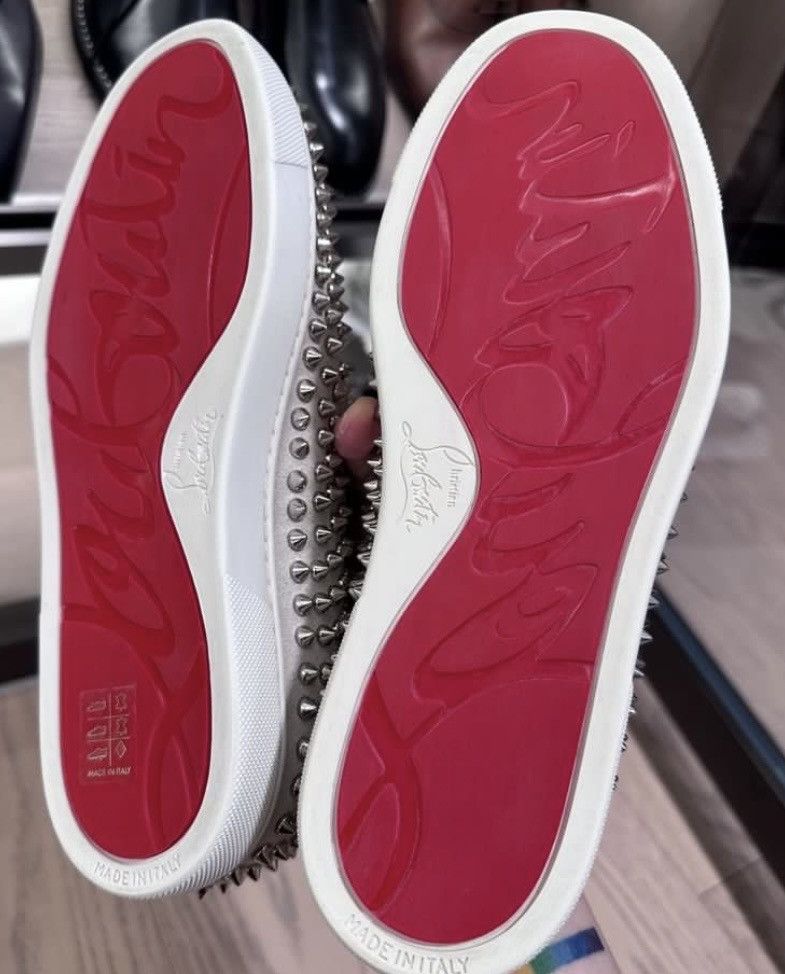 Christian Louboutin Christian Louboutin sneakers slip on red-soled shoes Size US 6 / EU 39 - 5 Thumbnail