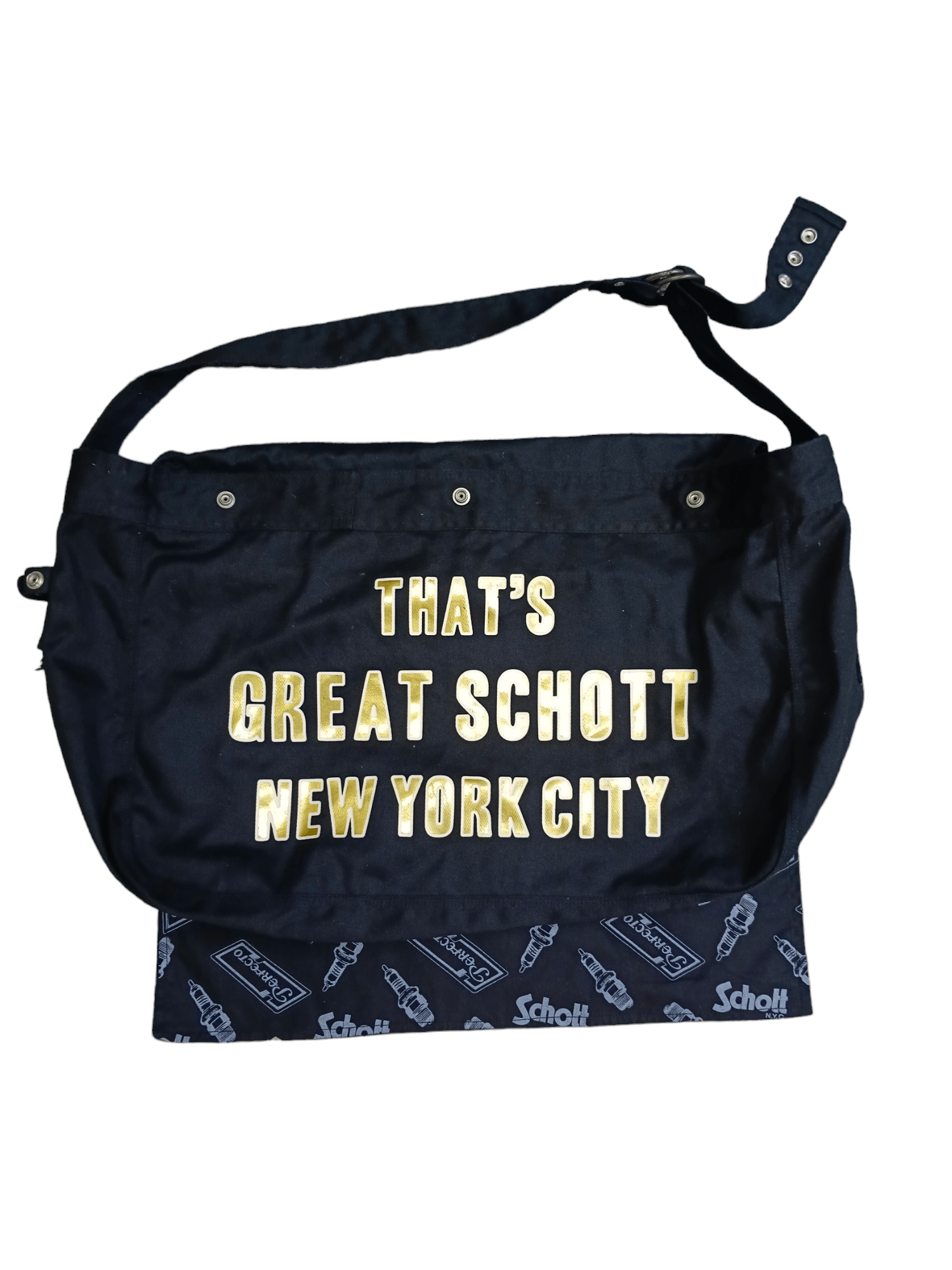Schott RARE🔥THATS GREAT SCHOTT N.Y.C MASENGGER Size ONE SIZE - 1 Thumbnail