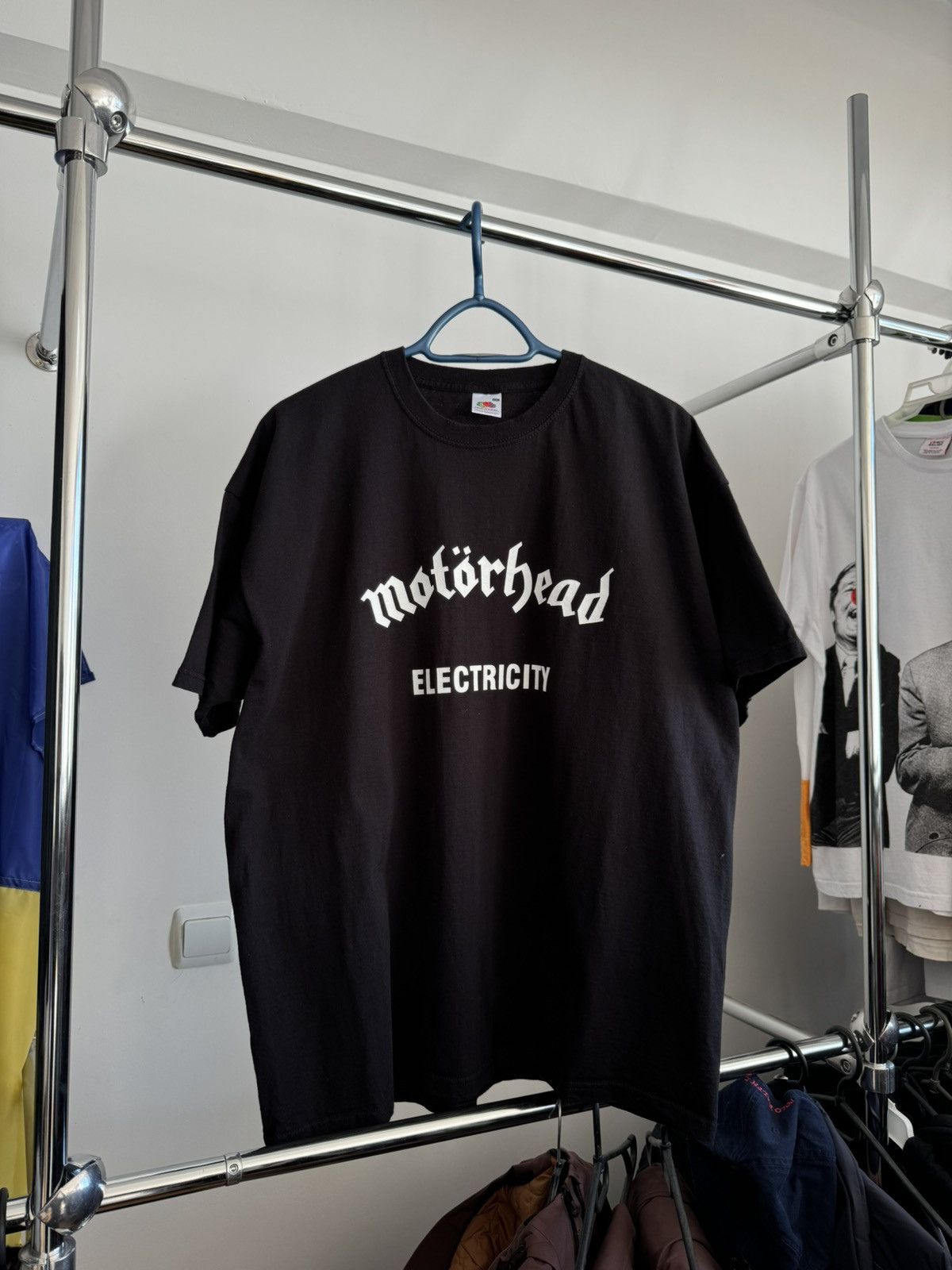 Band Tees × Vintage Vintage 90s Motorhead ELECTRICITY Tee Shirt Size US XL / EU 56 / 4 - 1 Thumbnail
