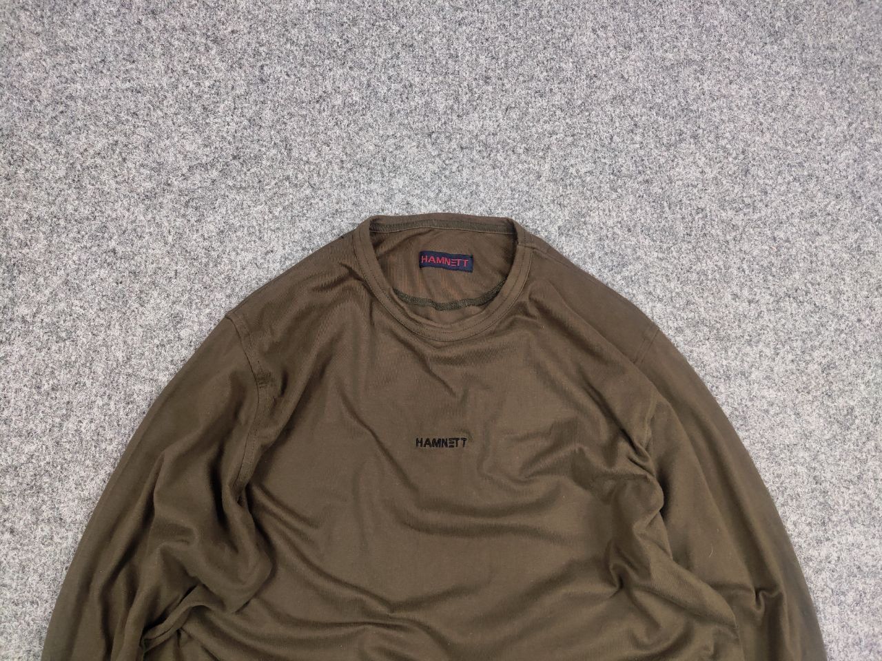 Katharine Hamnett London Katharine Hamnett Vintage long Sleeve Center Logo Olive Size US M / EU 48-50 / 2 - 4 Thumbnail