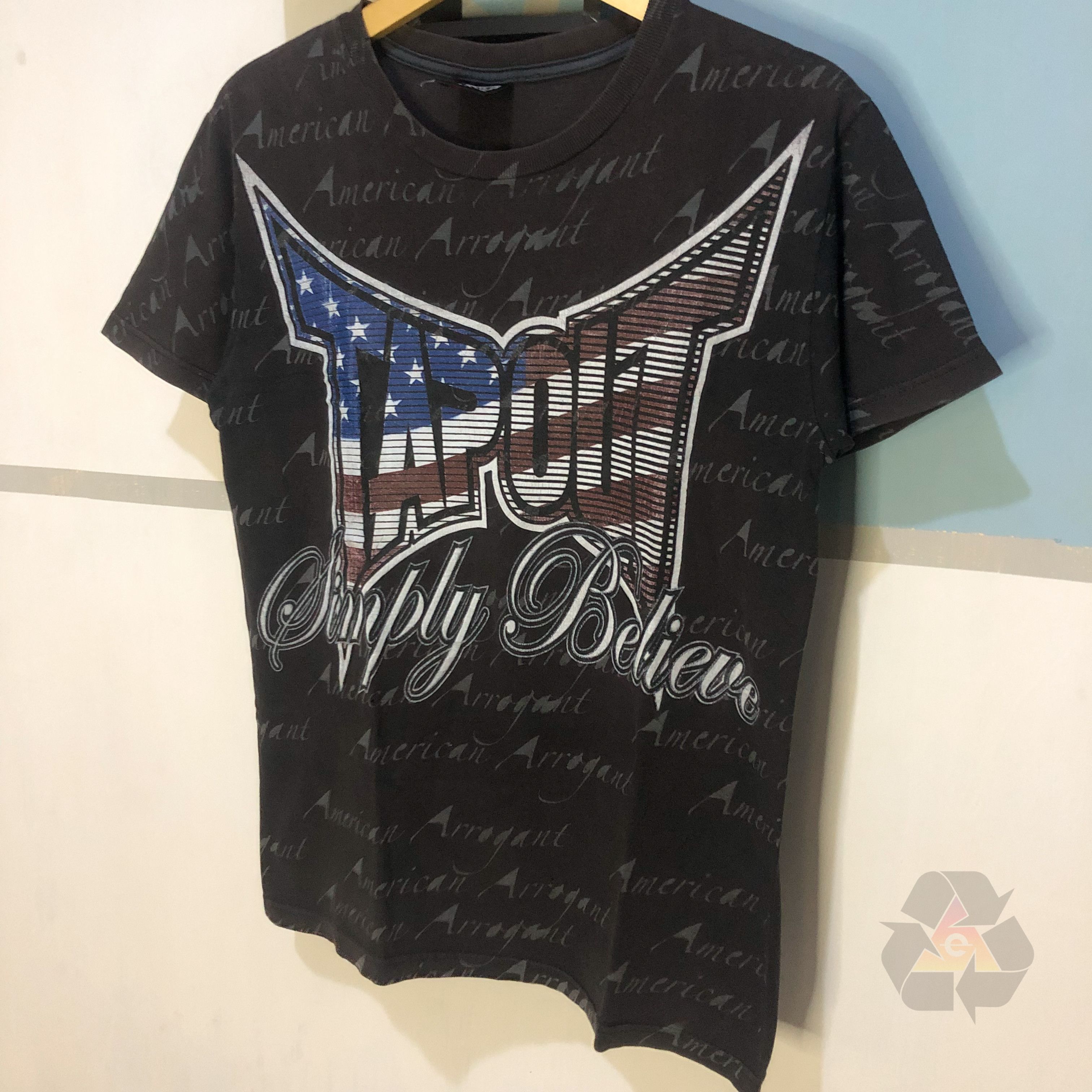 Tapout Vintage Tapout Simply Believe T-Shirt – Y2K MMA Logo Tee Size US M / EU 48-50 / 2 - 3 Thumbnail