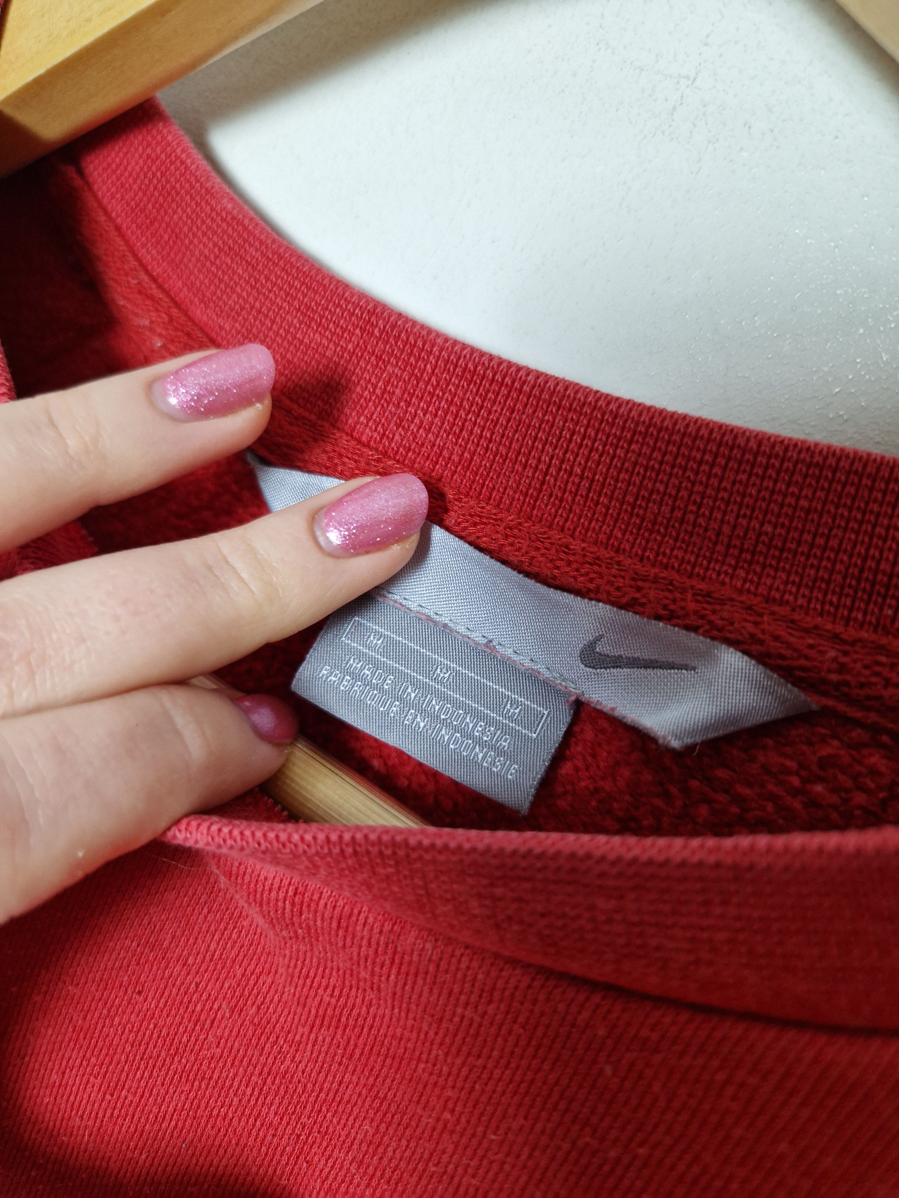 Nike Nike y2k vintage red sweatshirt Size US M / EU 48-50 / 2 - 4 Thumbnail
