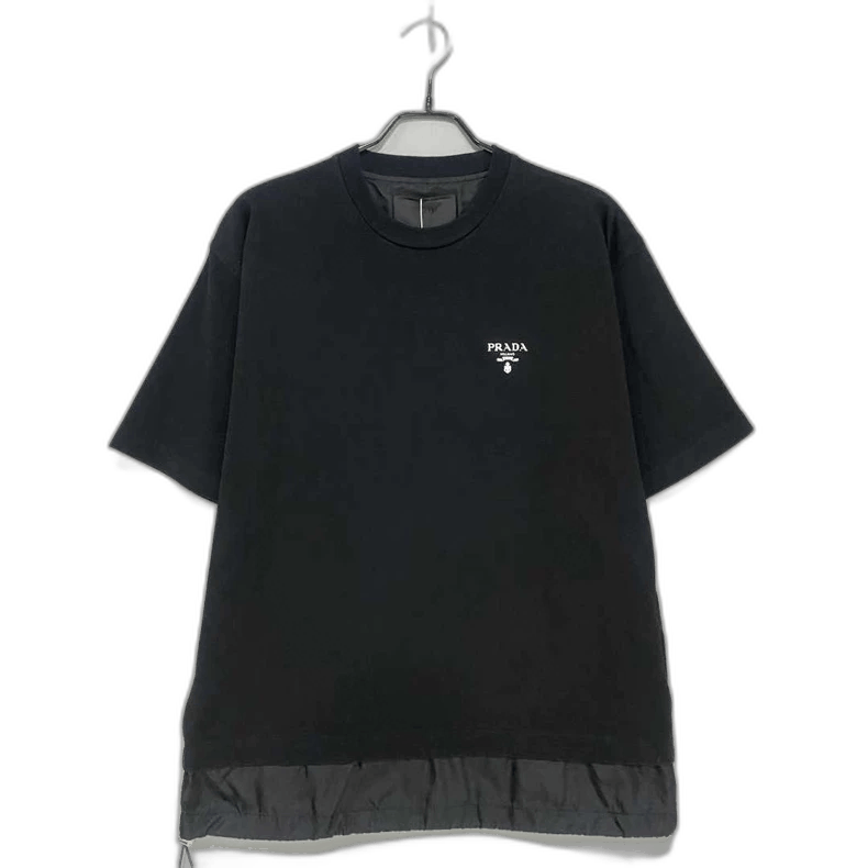 Prada PRADA Logo Stitching Nylon Short Sleeve Shirt Size US S / EU 44-46 / 1 - 1 Thumbnail