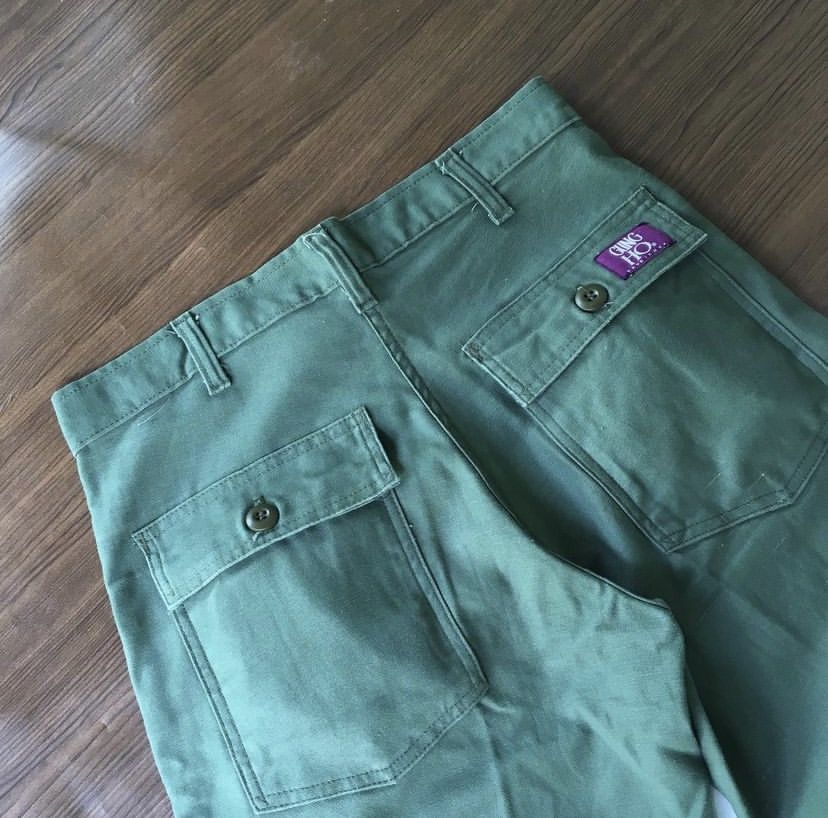 image of Made In USA x Military Vintage Military Pants Gung Ho Japan Fatigue in Green, Men's (Size 30)