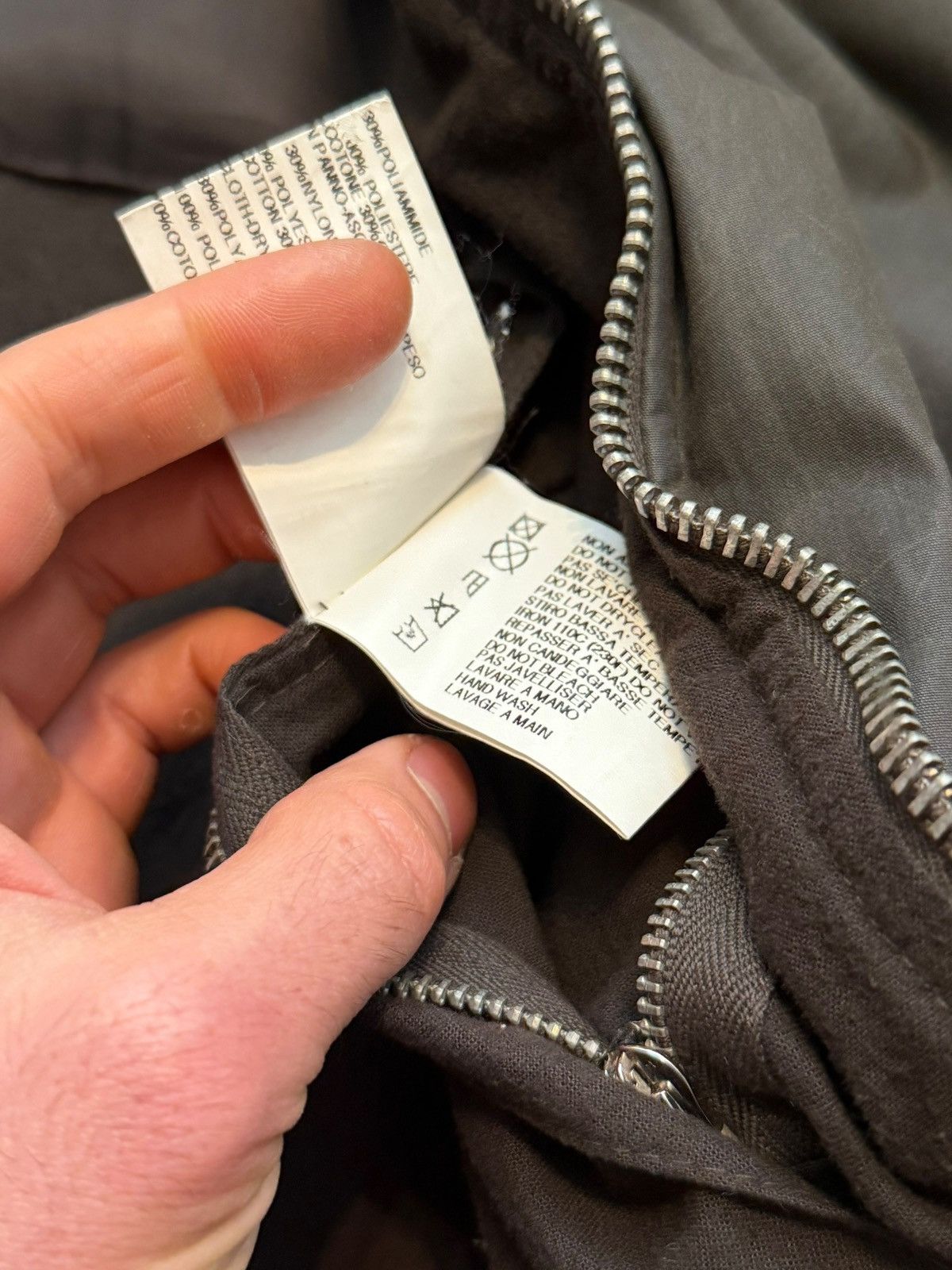Rick Owens GRAIL 2010 Wax Coated “Army” Bomber Jacket Size US M / EU 48-50 / 2 - 14 Thumbnail