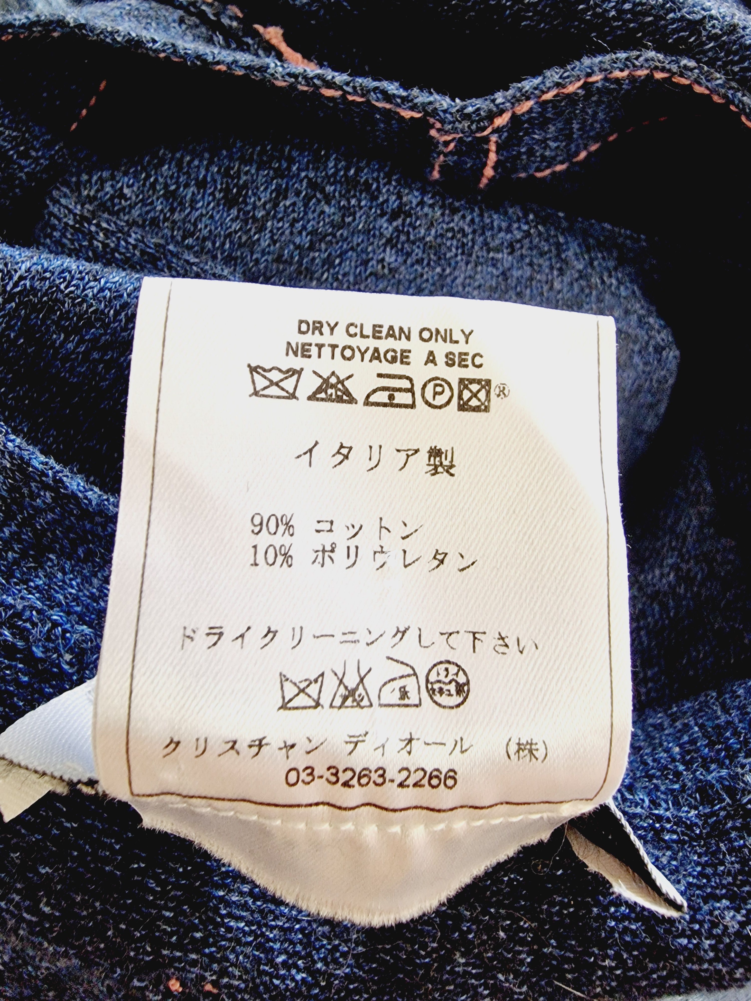 Dior Christian Dior John Galliano S/S 2003 Denim Pink Rose Top Size L / US 10 / IT 46 - 12 Thumbnail
