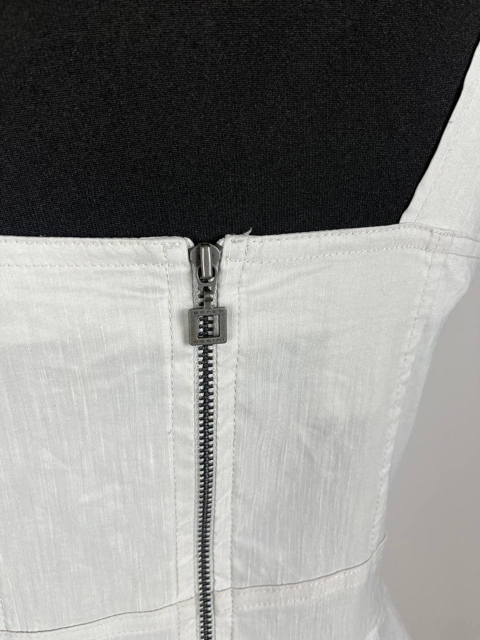 Sarah Pacini Sarah Pacini Avant Garde Linen Blend Dress Size 1 (0507) Size S / US 4 / IT 40 - 6 Thumbnail
