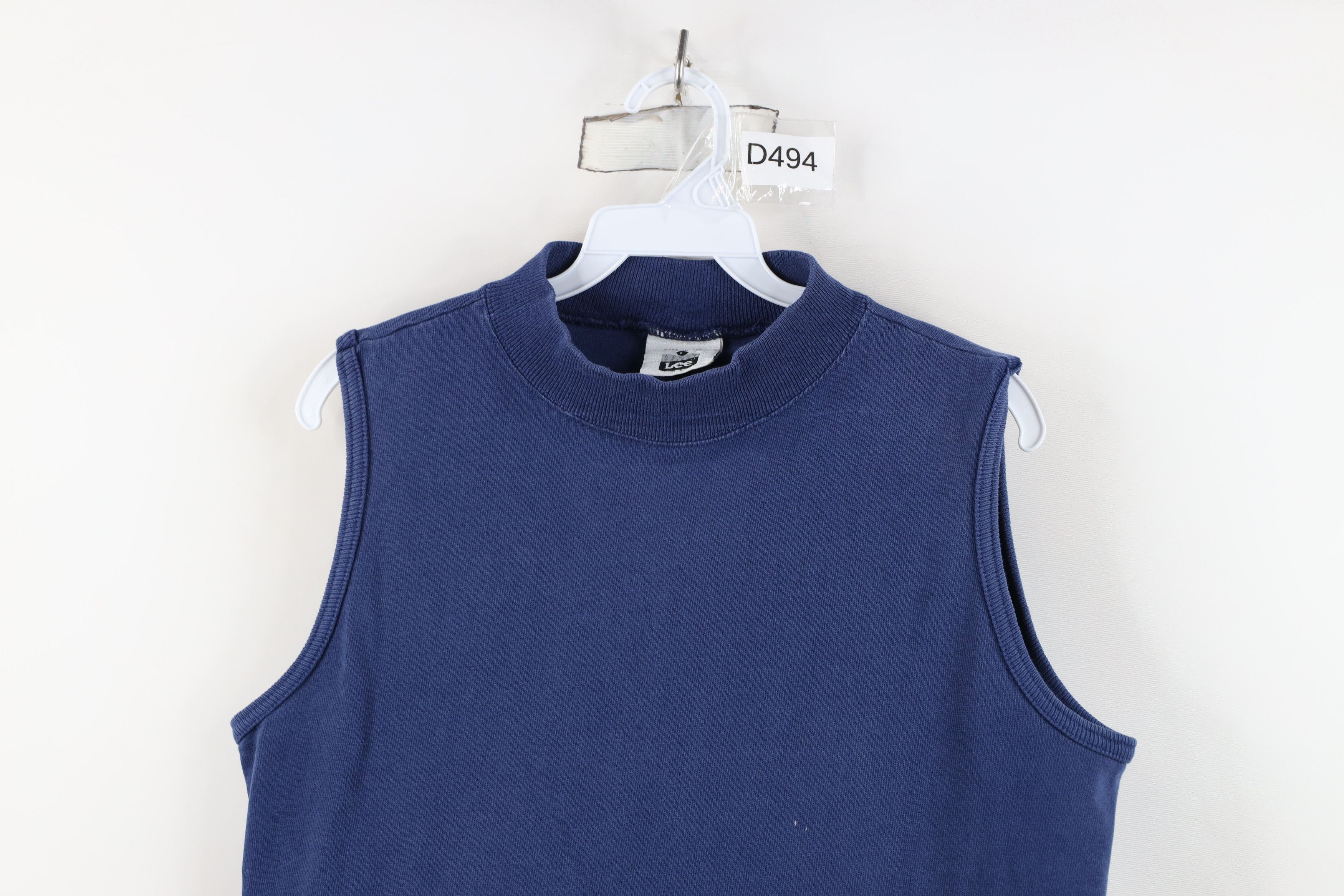 Vintage Vintage 90s Streetwear Sleeveless Mock Neck T-Shirt USA Size L / US 10 / IT 46 - 2 Thumbnail