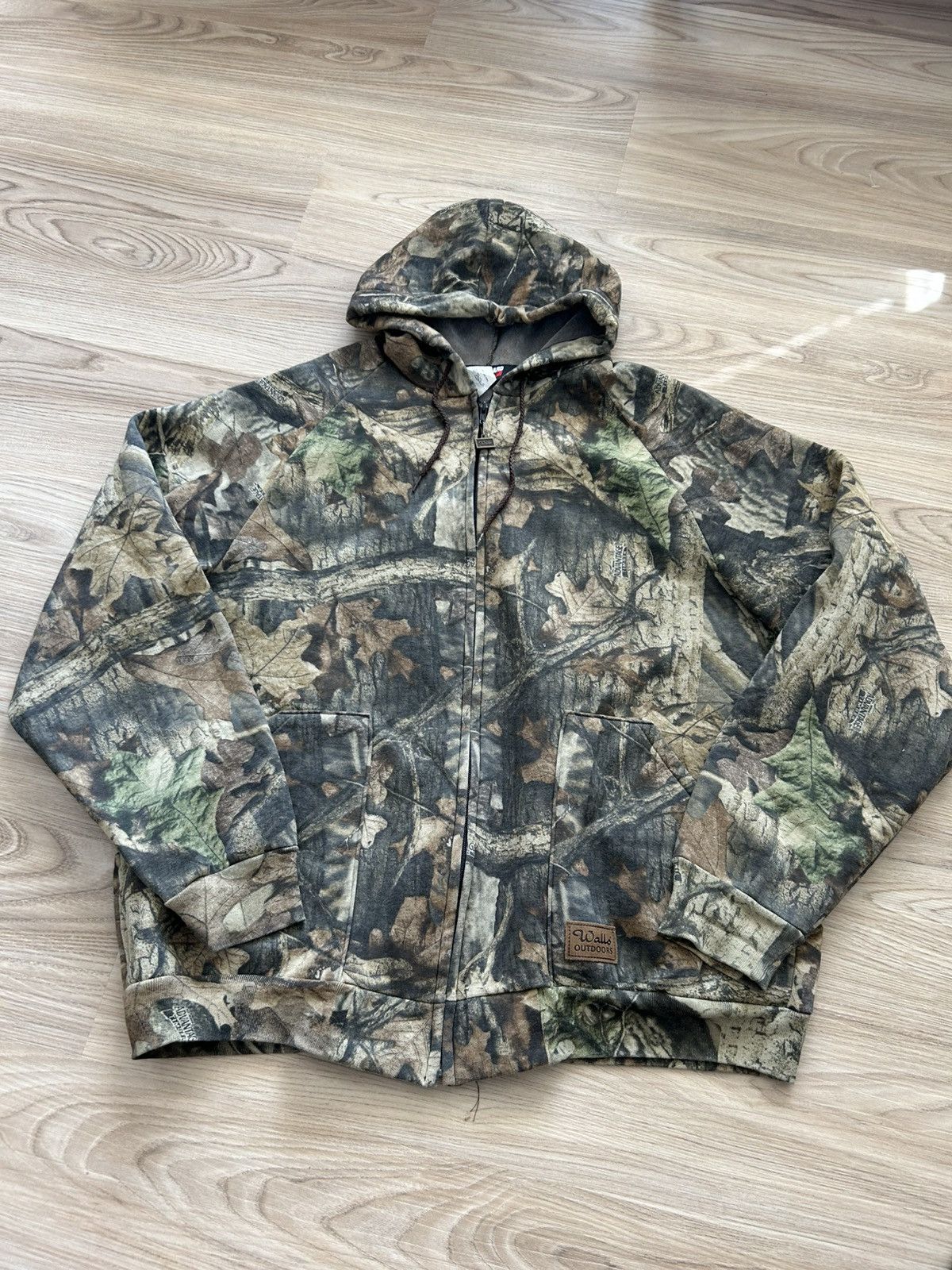 Vintage Vintage Realtree Camo Walls Zipup Hoodie XXL Size US XXL / EU 58 / 5 - 1 Thumbnail