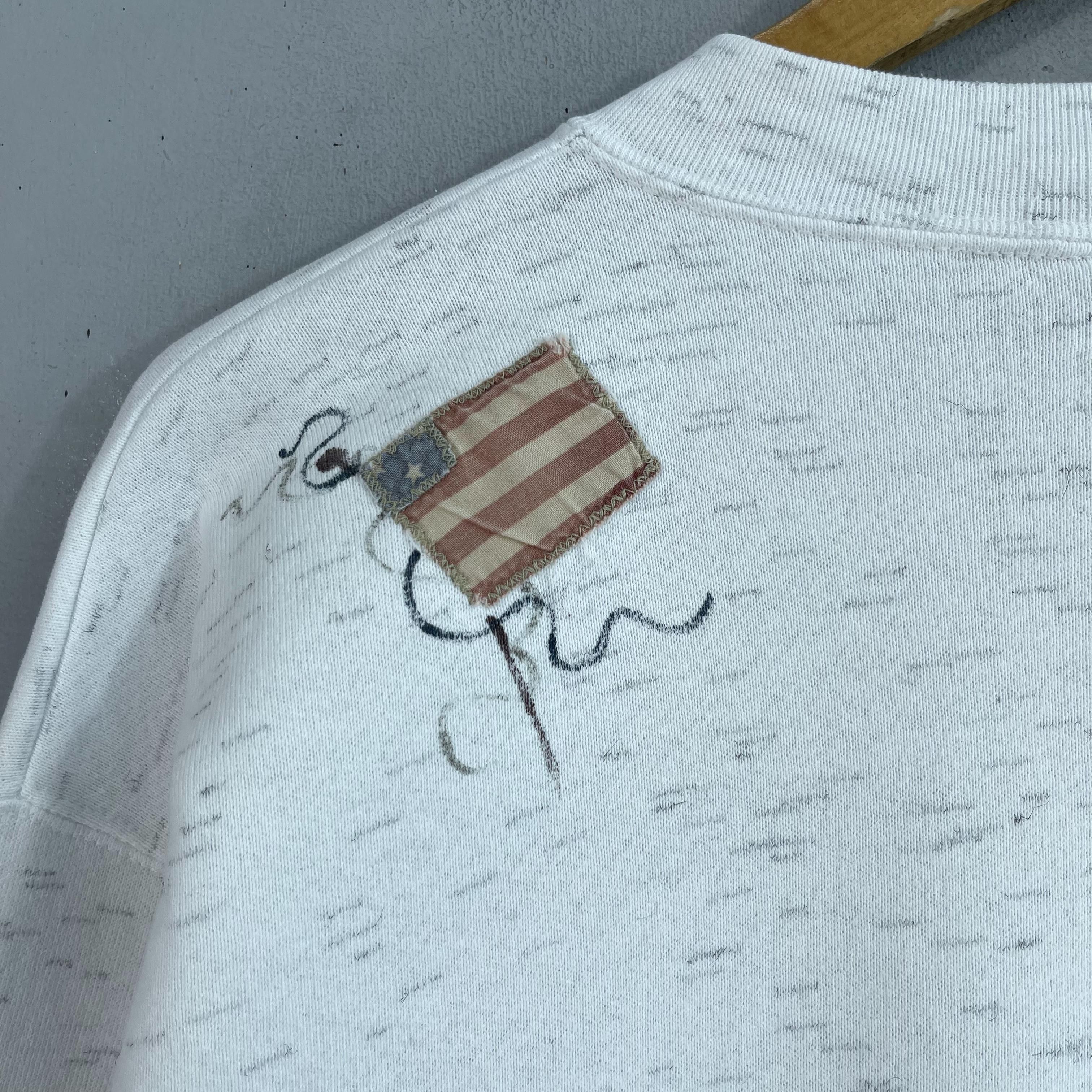 Vintage Vintage United States National Flag Mascot Sweatshirt Size US L / EU 52-54 / 3 - 9 Thumbnail