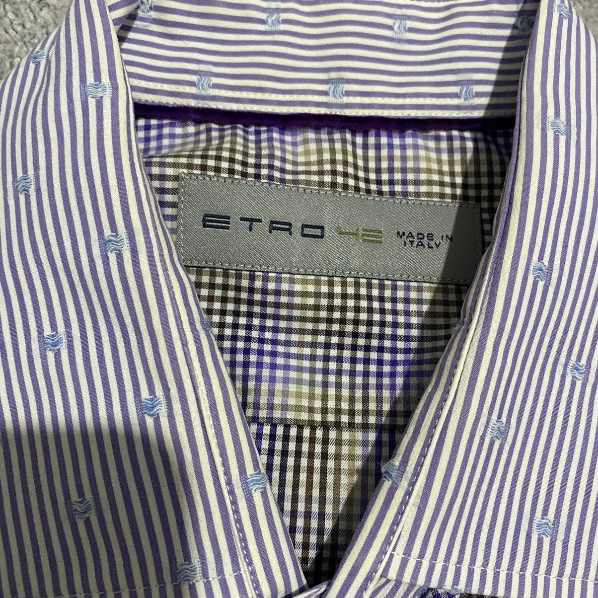 Etro Etro Striped Shirt Button Up Size US L / EU 52-54 / 3 - 5 Thumbnail