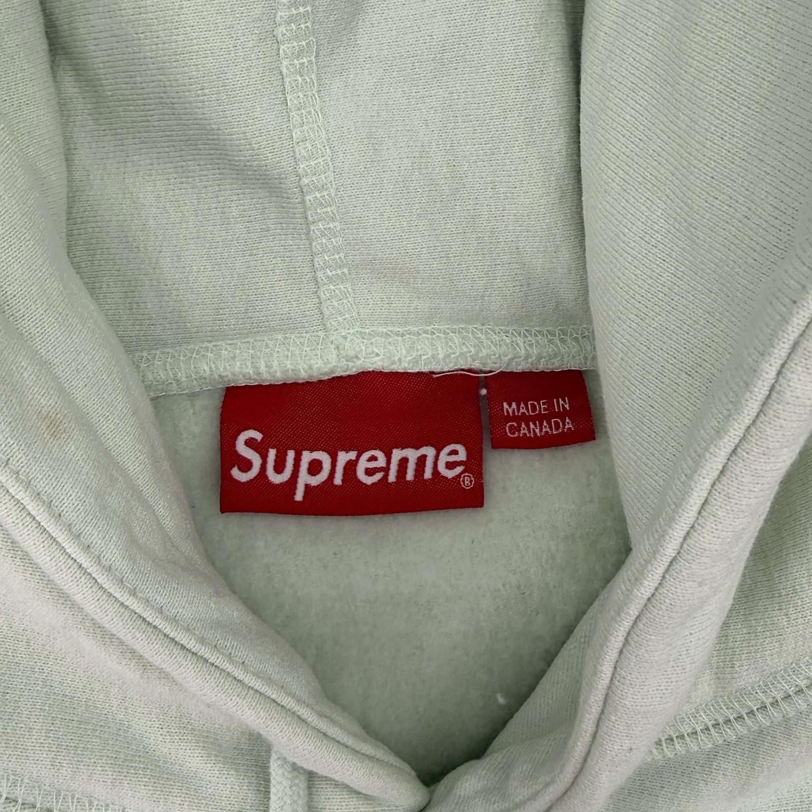 Supreme Supreme Box Logo Hooded Sweatshirt Light Green FW23 Size US L / EU 52-54 / 3 - 6 Thumbnail