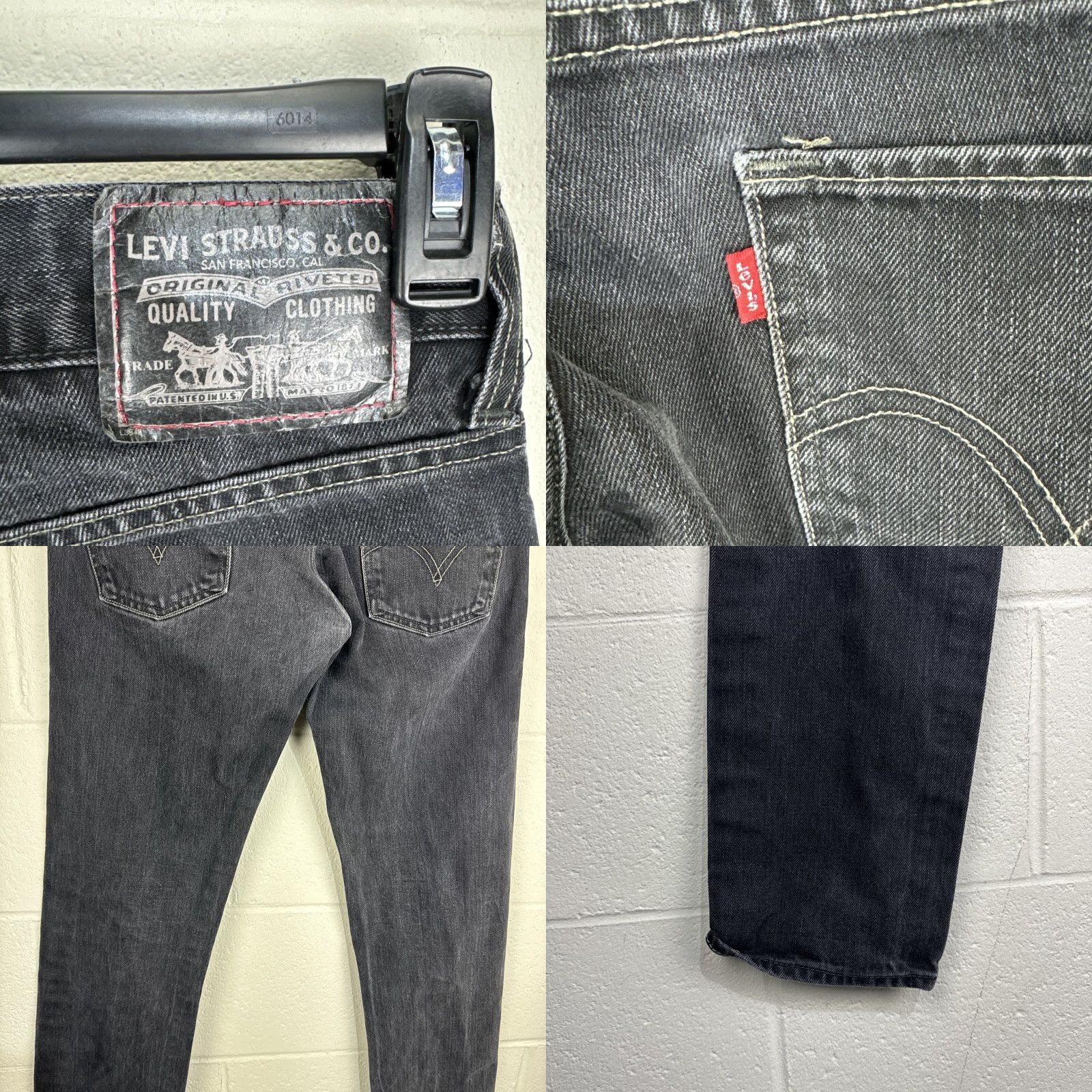 Levi's Levi's 511 Jeans 30x32 Black Mens Skinny Mid Rise 5-Pocket Denim Button Zipper Logo Casual Pants NSCoder? Size US 30 / EU 46 - 10 Thumbnail