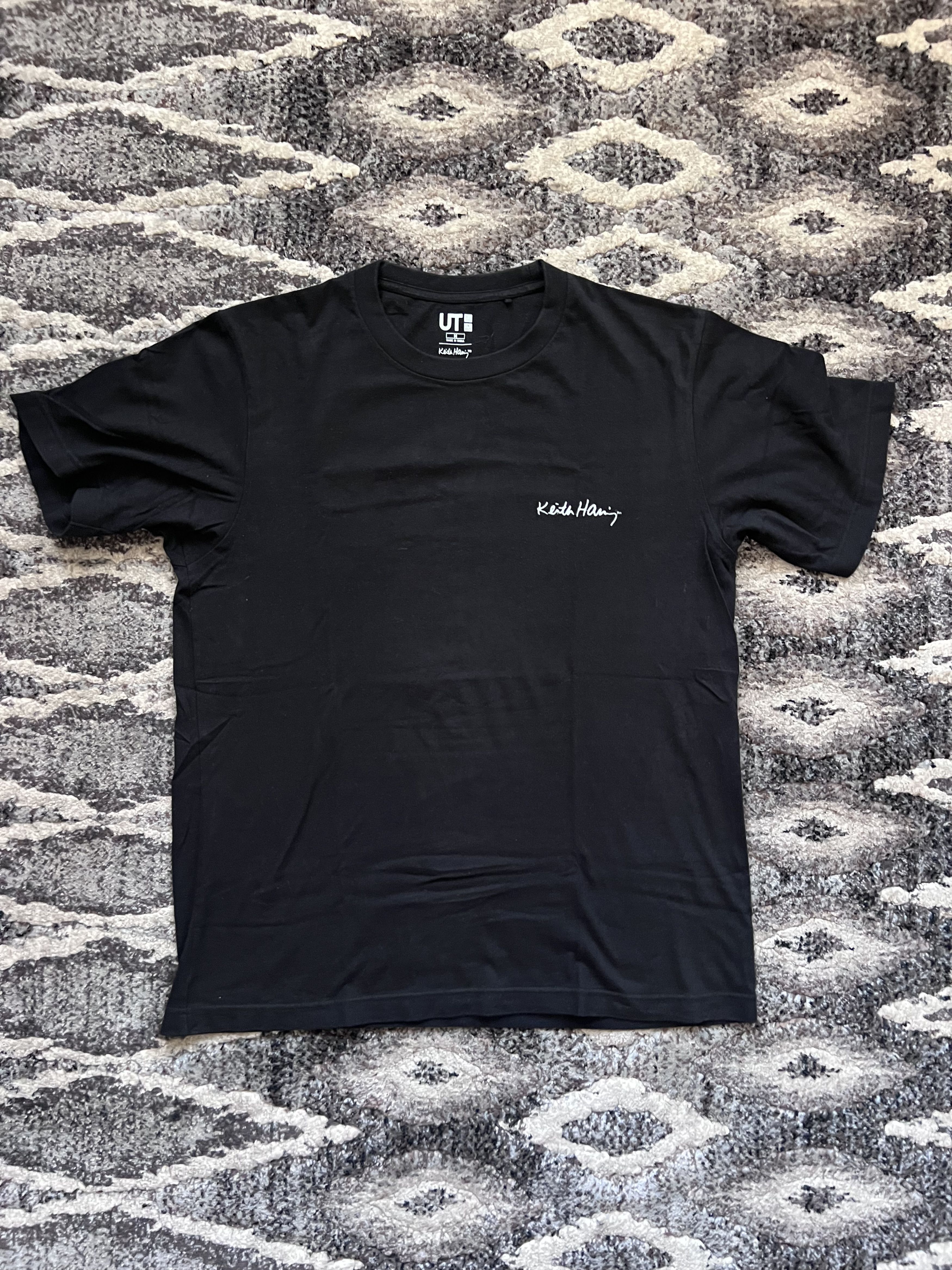 Uniqlo UNIQLO x Keith Haring "Tokyo" T-shirt in Black Size US M / EU 48-50 / 2 - 2 Thumbnail