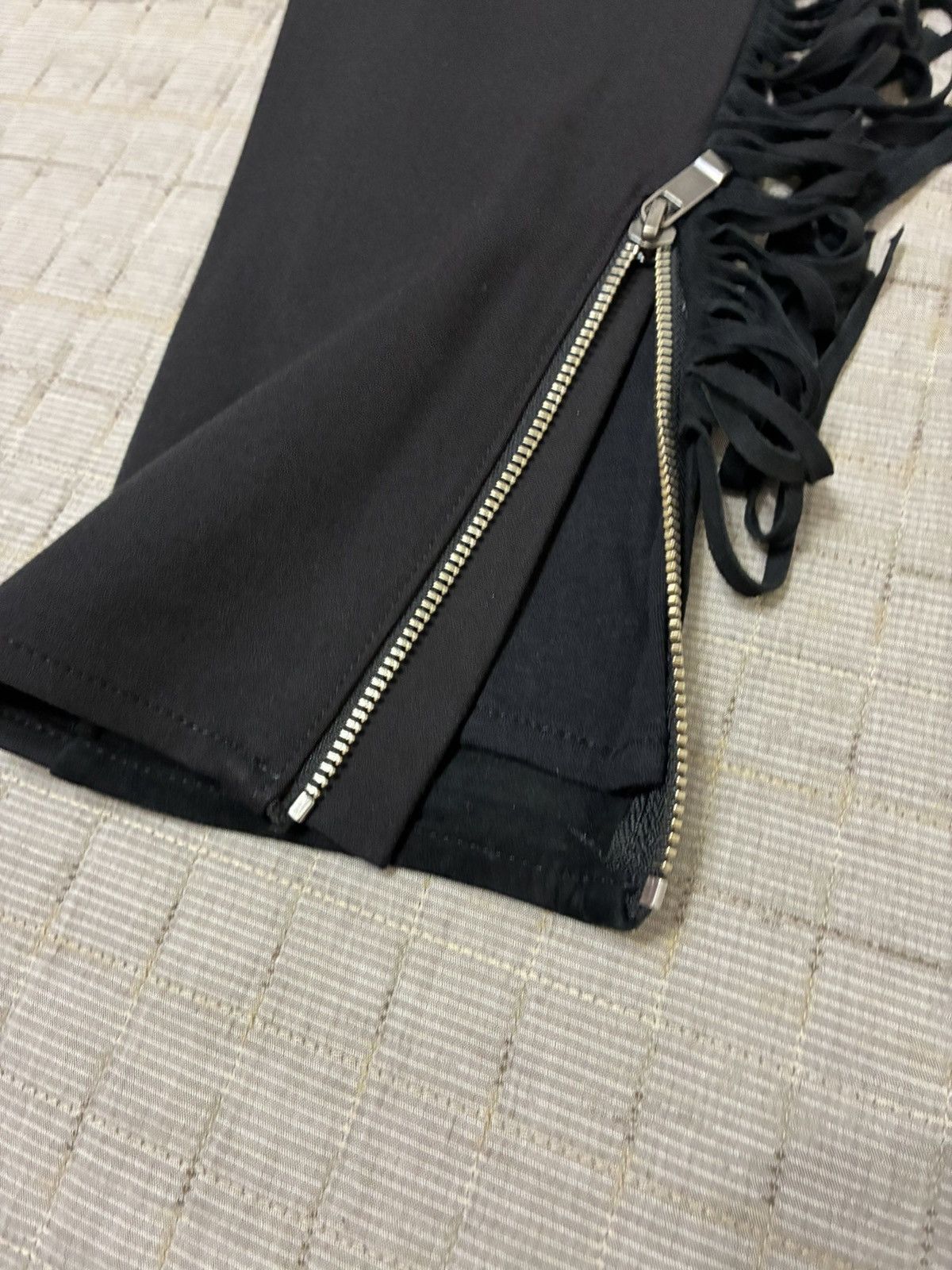 Other Black Fringe Pants Size US 32 / EU 48 - 9 Thumbnail