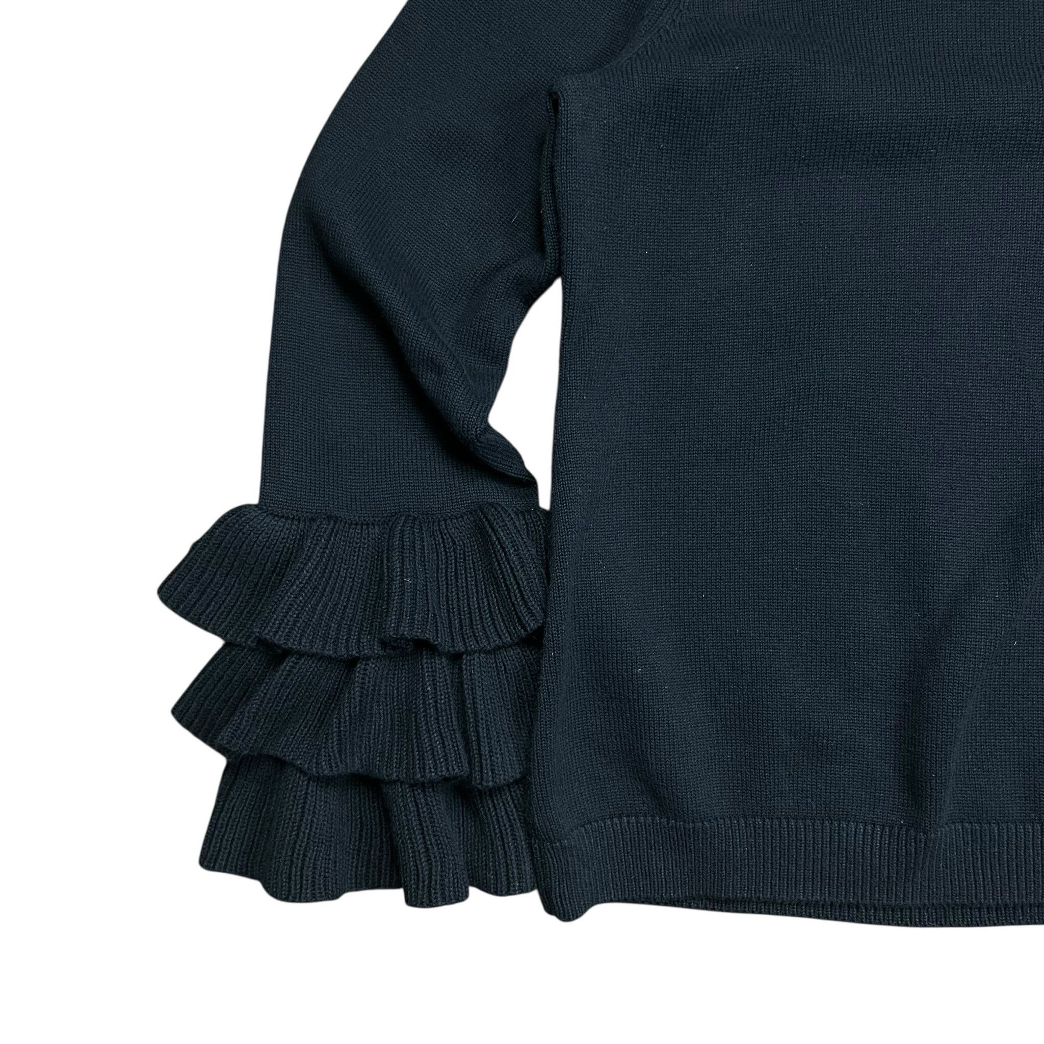 Karl Lagerfeld Karl Lagerfeld Ruffle Sleeve Knit Sweater - M Size M / US 6-8 / IT 42-44 - 3 Thumbnail
