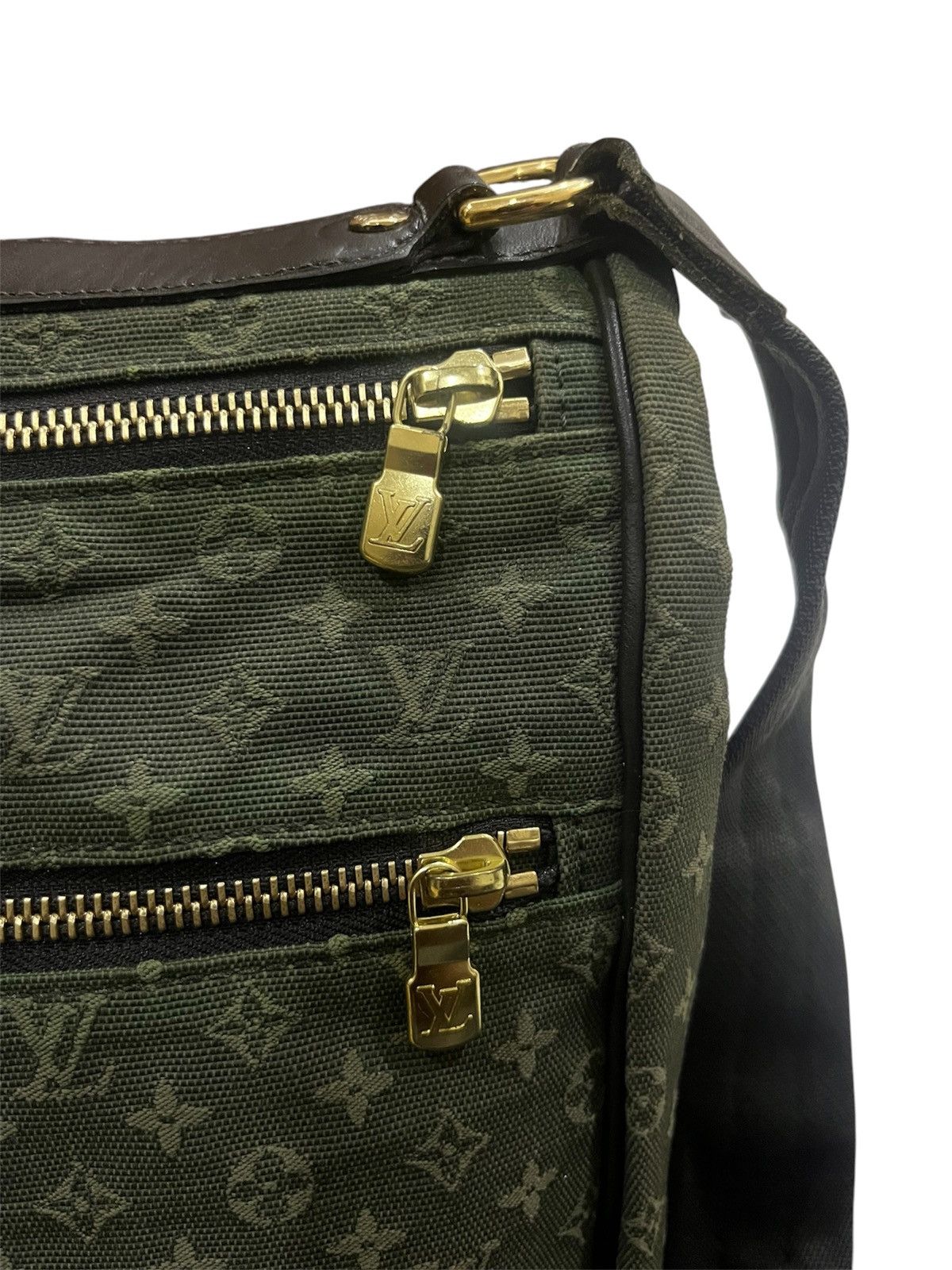 Louis Vuitton LOUIS VUITTON KHAKI MONOGRAM MINI LIN MAMAN BAG Size ONE SIZE - 6 Thumbnail