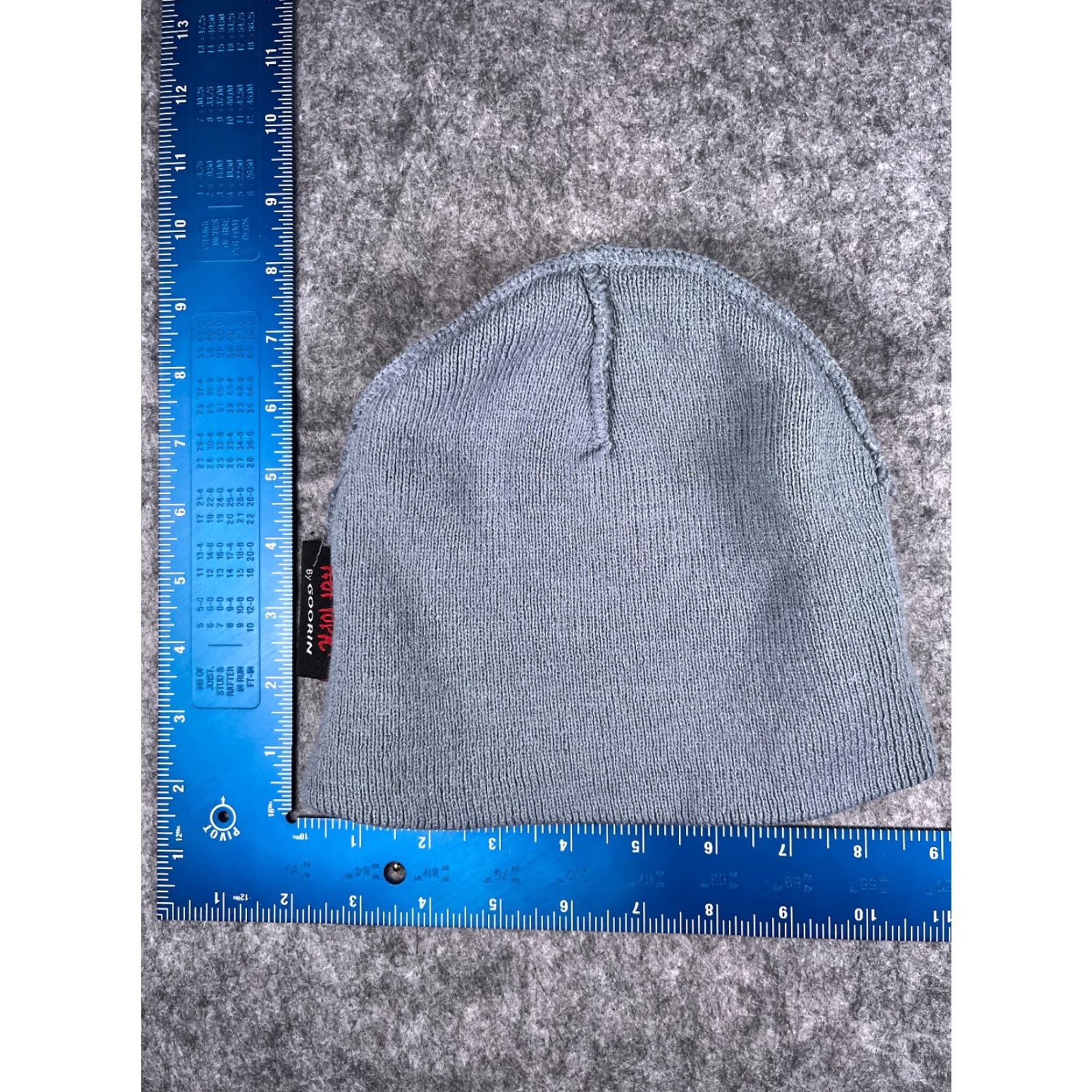 Goorin Bros. Goorin Bros Skull Flames Beanie Adult One Size Gray Knit Acrylic Hat Men Women Skull Theme Beanie Size ONE SIZE - 5 Thumbnail