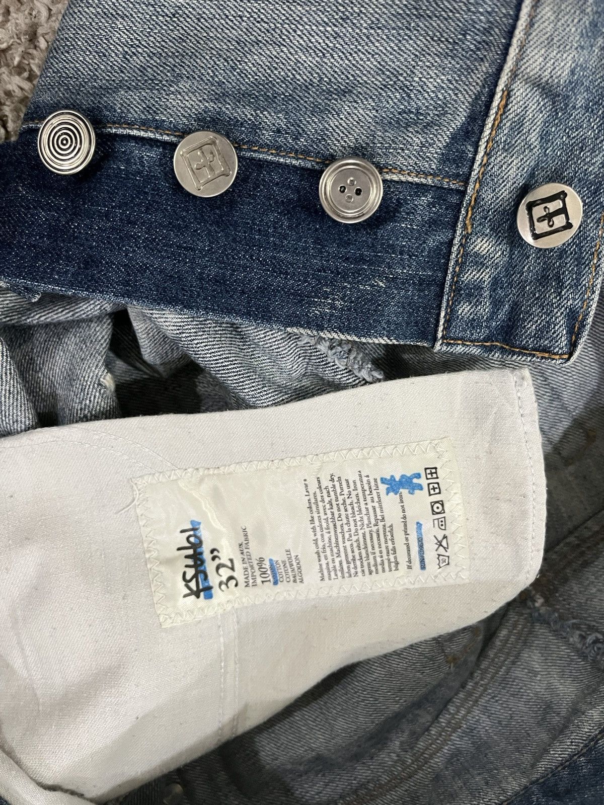 Ksubi OG KSUBI VAN WINKLE DISTRESSED DENIM Size US 32 / EU 48 - 3 Thumbnail