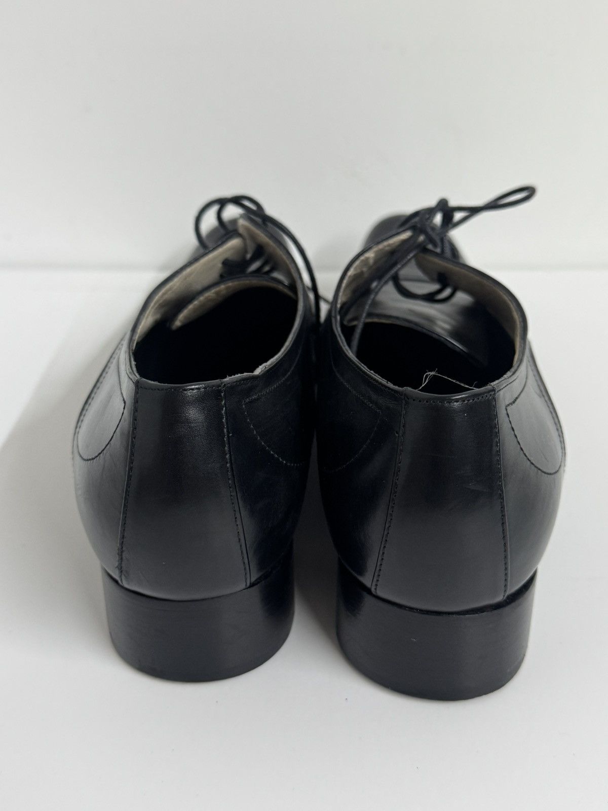 Dries Van Noten Dries Van Noten Women’s Black Cap Toe Oxfords Size US 8.5 / IT 38.5 - 5 Thumbnail