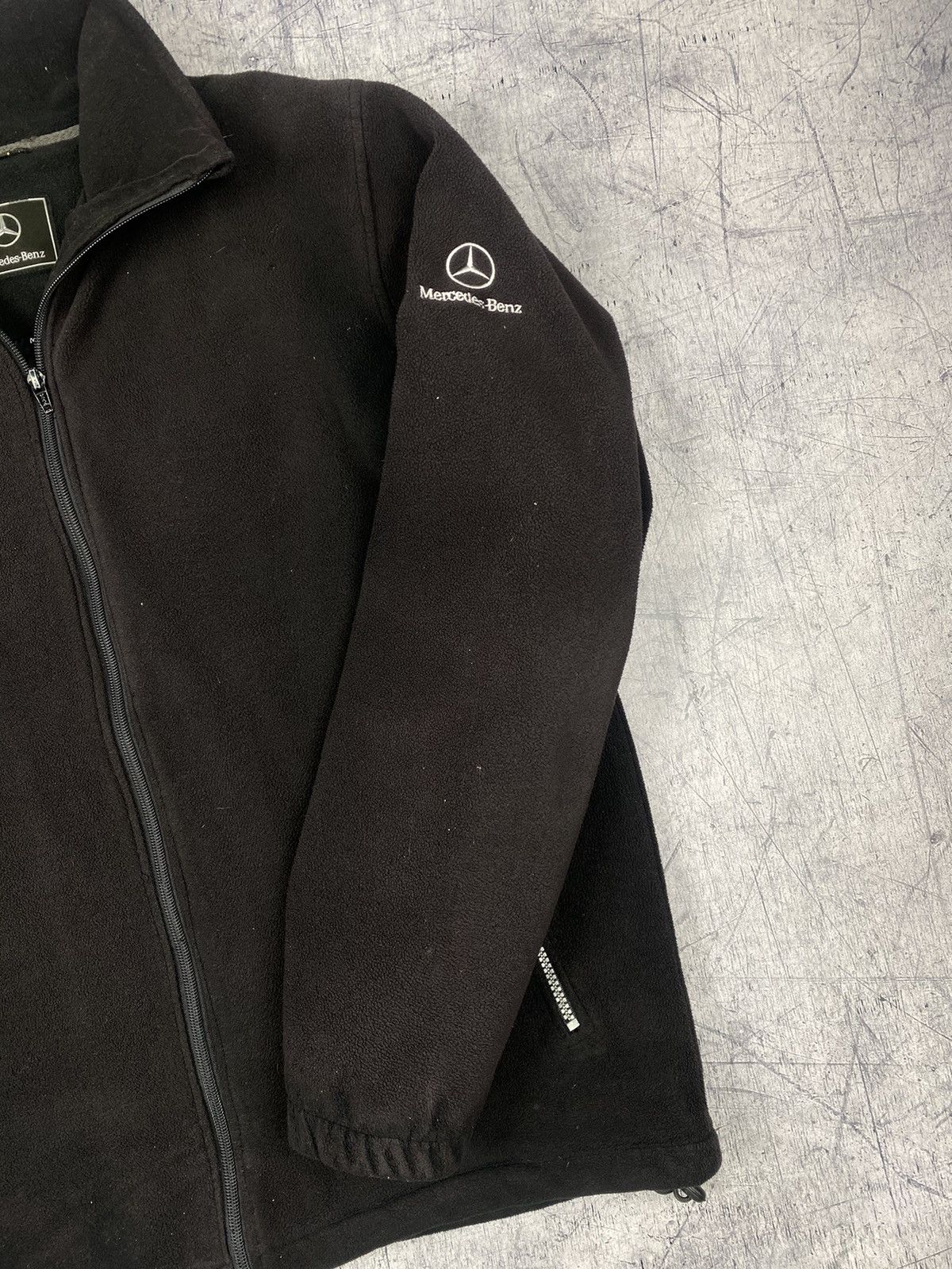 Mercedes-Benz × Vintage Vintage Mercedes Benz Service Racing Fleece Jacket Size US M / EU 48-50 / 2 - 5 Thumbnail