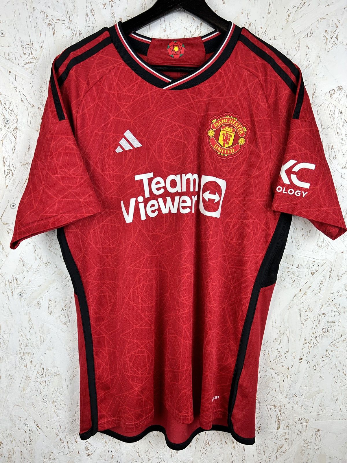 Adidas Adidas Manchester United 2023/24 Home Kit Soccer Jersey L Size US L / EU 52-54 / 3 - 1 Thumbnail