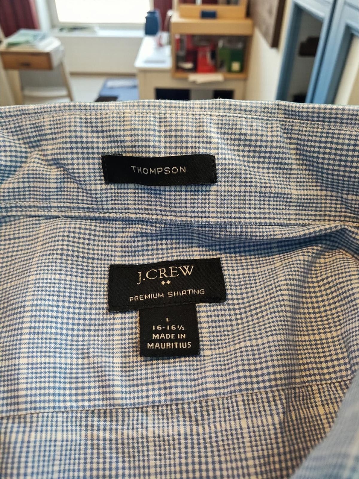 J.Crew J.Crew Premium Shirting Men's Dress Shirt Large 16 - 16 1/2 Size US L / EU 52-54 / 3 - 6 Thumbnail