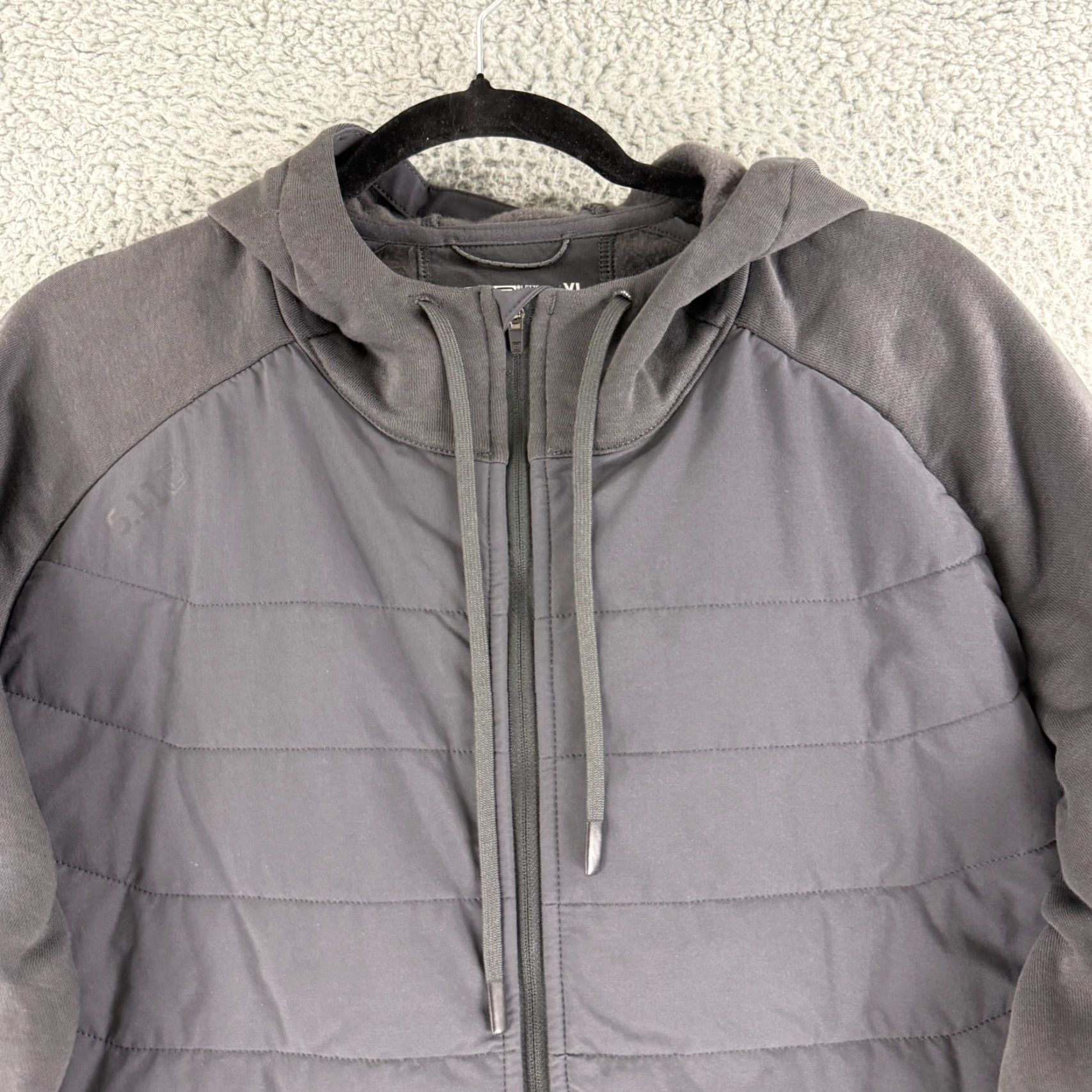 Vintage 5.11 Tactical PT-R Arrive Hybrid Full Zip Hoodie Sweater Mens XL Black LS Shirt Size US XL / EU 56 / 4 - 2 Thumbnail