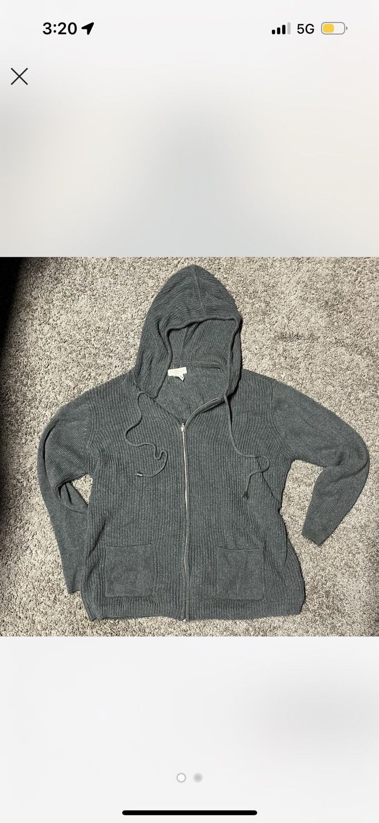 Vintage vintage knit zip up Size M / US 6-8 / IT 42-44 - 1 Thumbnail