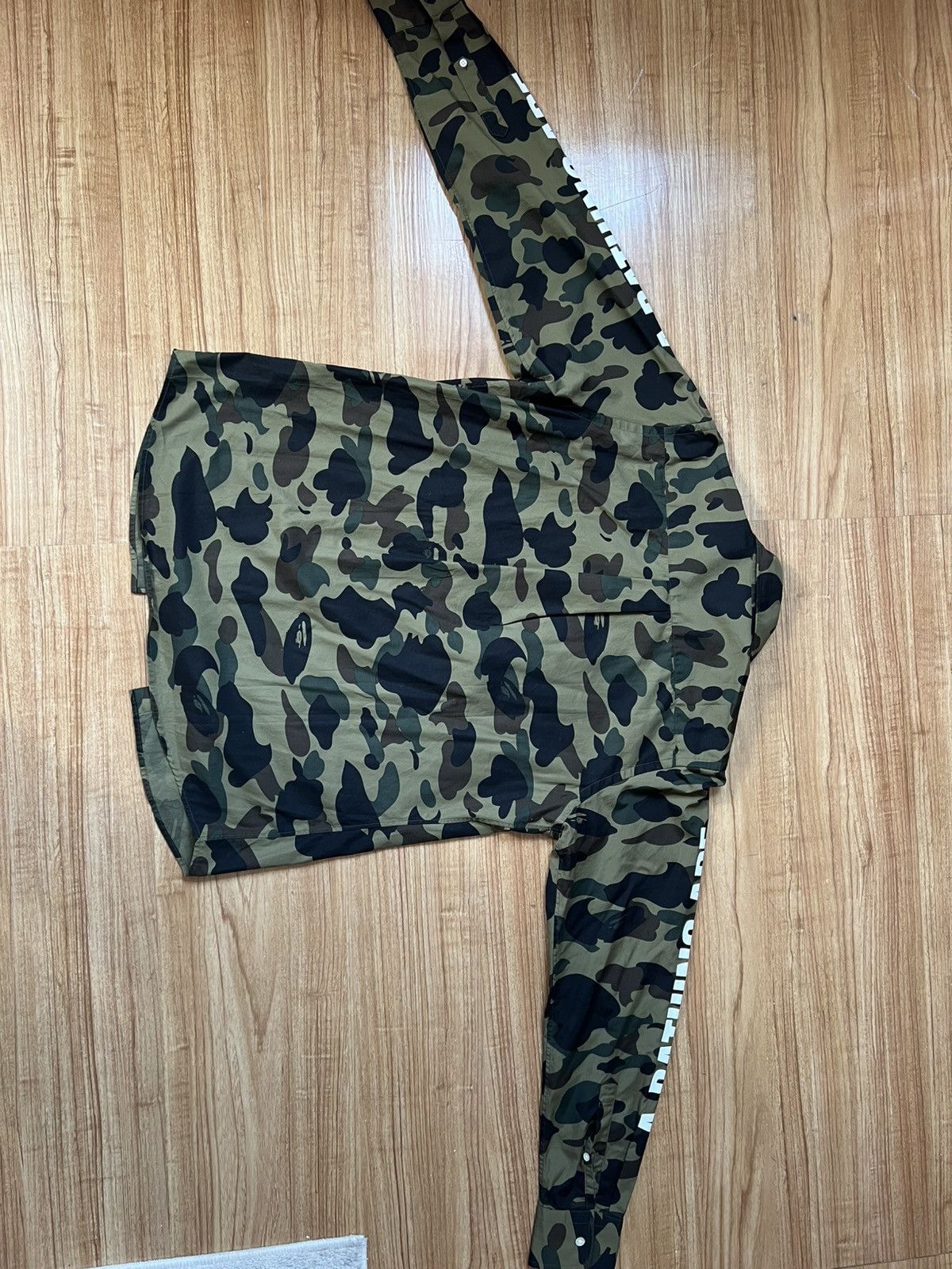 Bape Bape Classic Camo Button Up Shirt Size US M / EU 48-50 / 2 - 2 Thumbnail