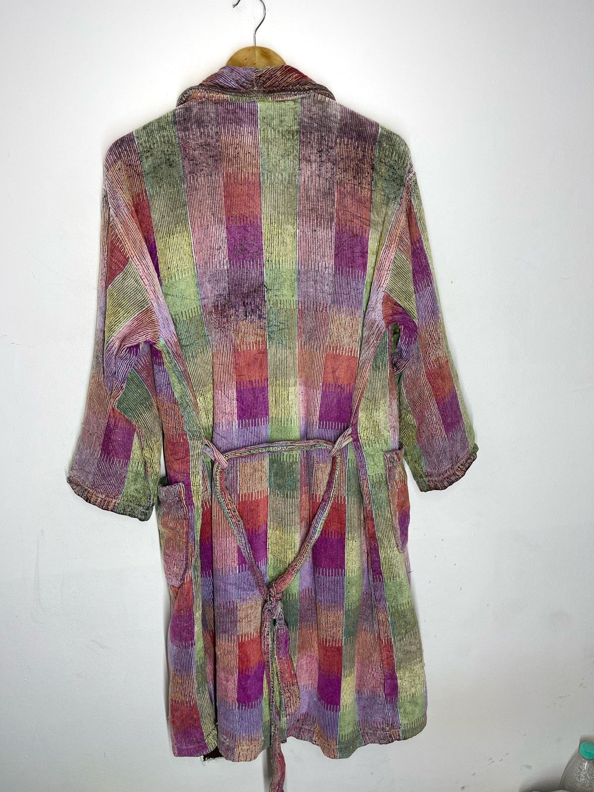 Missoni Vintage MISSONI Bath Robe Corduroy Patches Designed Size M / US 6-8 / IT 42-44 - 2 Thumbnail