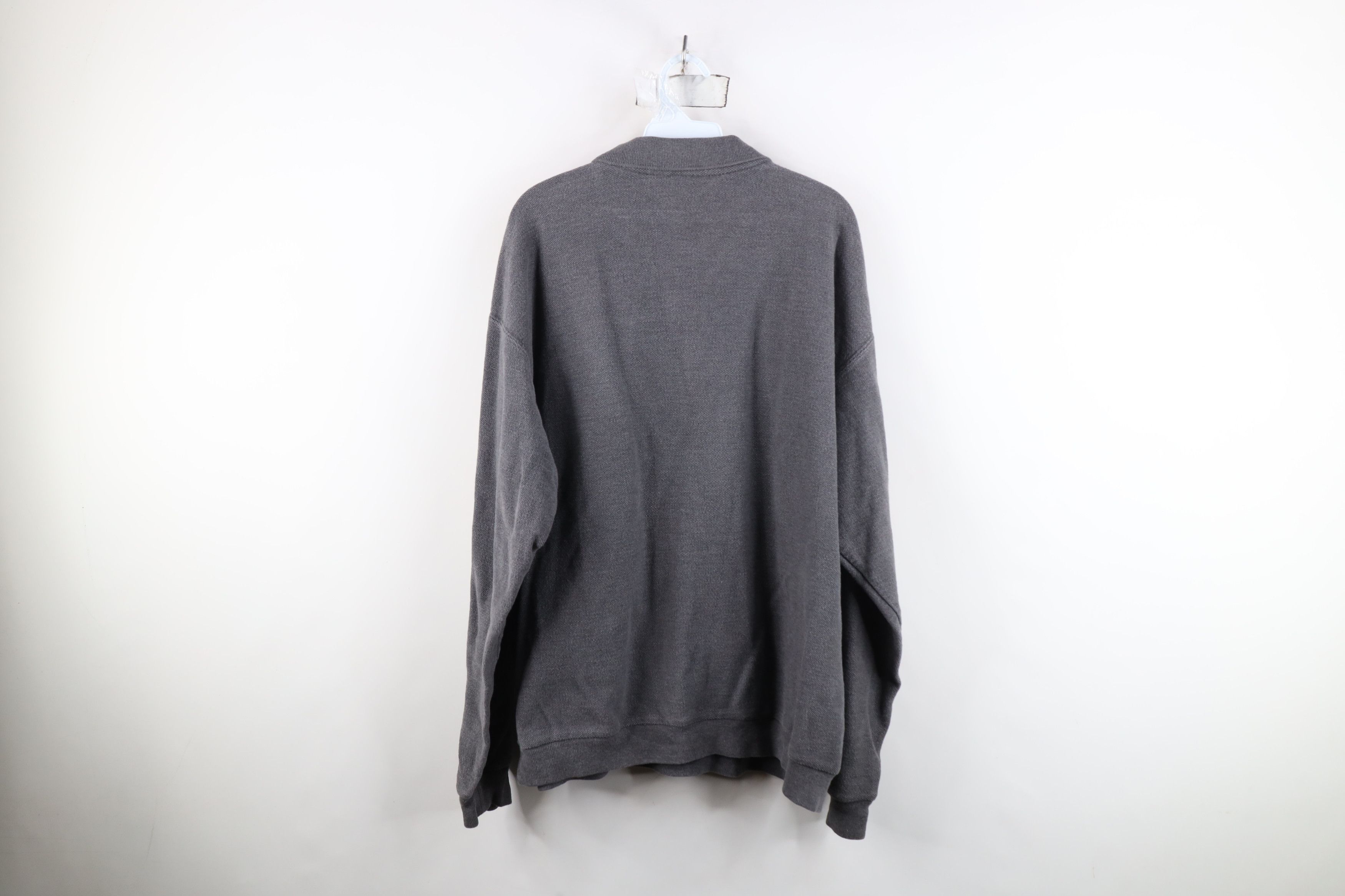 Lands' End Vintage 90s Lands End Heavyweight Weave Long Sleeve Polo USA Size US XL / EU 56 / 4 - 11 Thumbnail