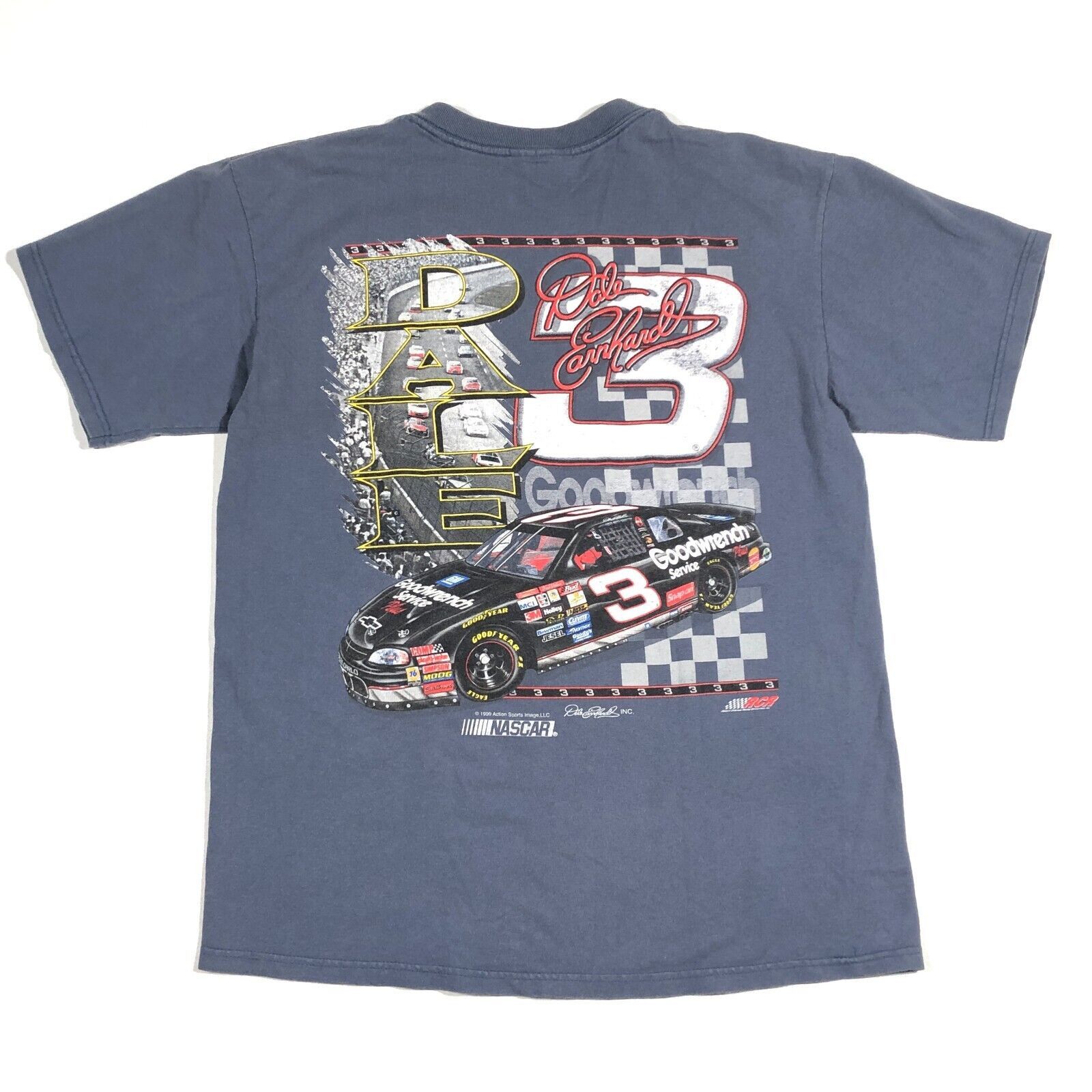 Chase Authentics × NASCAR × Vintage Vintage 1999 Dale Earnhardt Nascar Racing Tee T Shirt Size US L / EU 52-54 / 3 - 5 Thumbnail