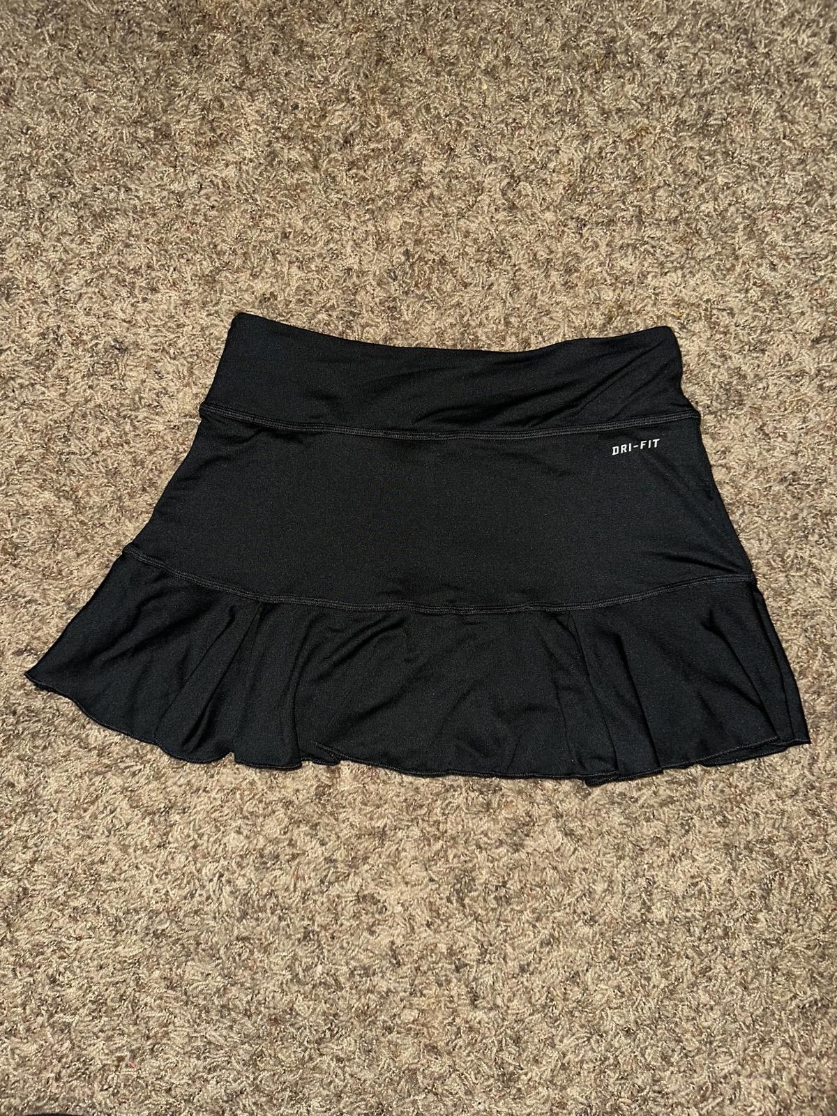 Designer Nike Women’s Flirty Knit Black/White Skirt Size 26" / US 2 / IT 38 - 5 Thumbnail