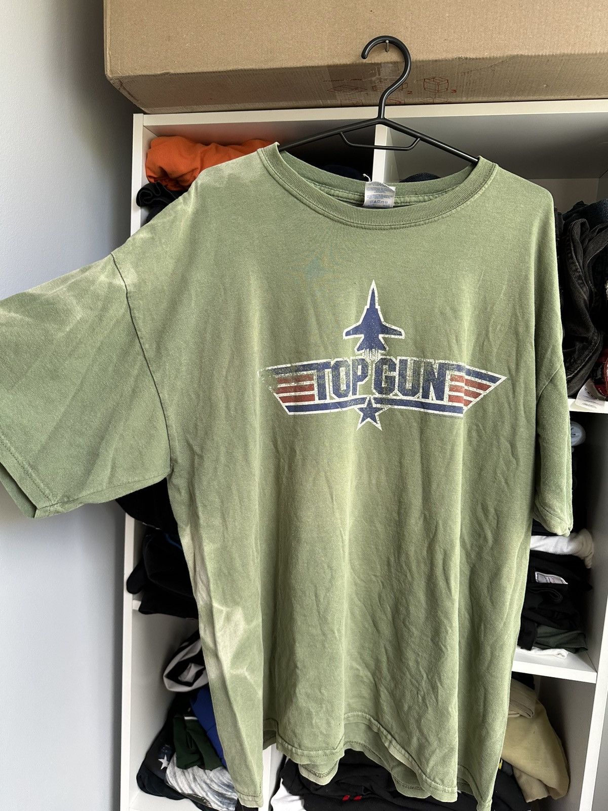 Band Tees 🔥VINTAGE TOP GUN TYE DYE FADED T-SHIRT🔥 Size US XL / EU 56 / 4 - 2 Thumbnail