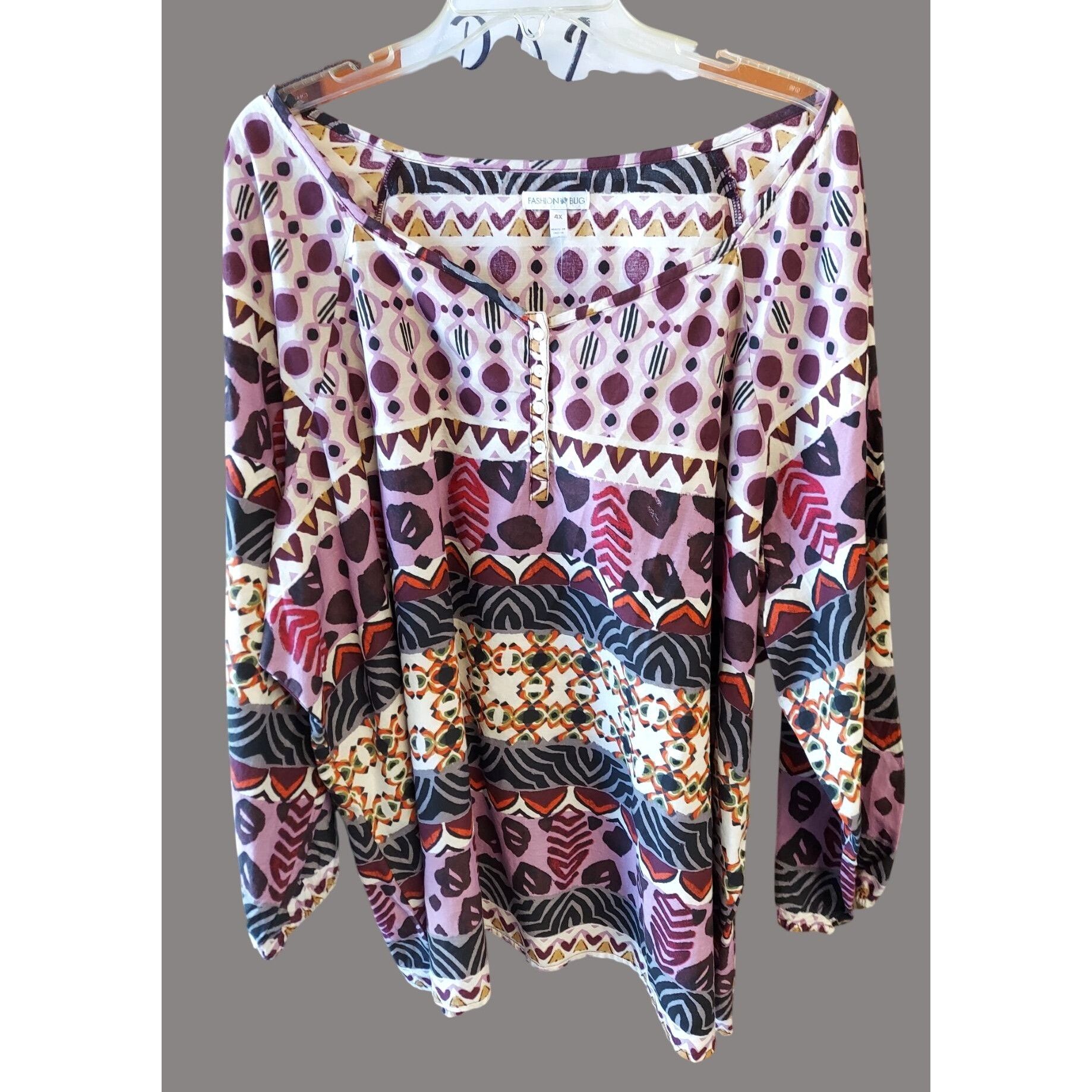 Other Set Of 3 Womens Plus Size Tops 4X Q02 W Size 4XL / US 24-26 - 2 Thumbnail