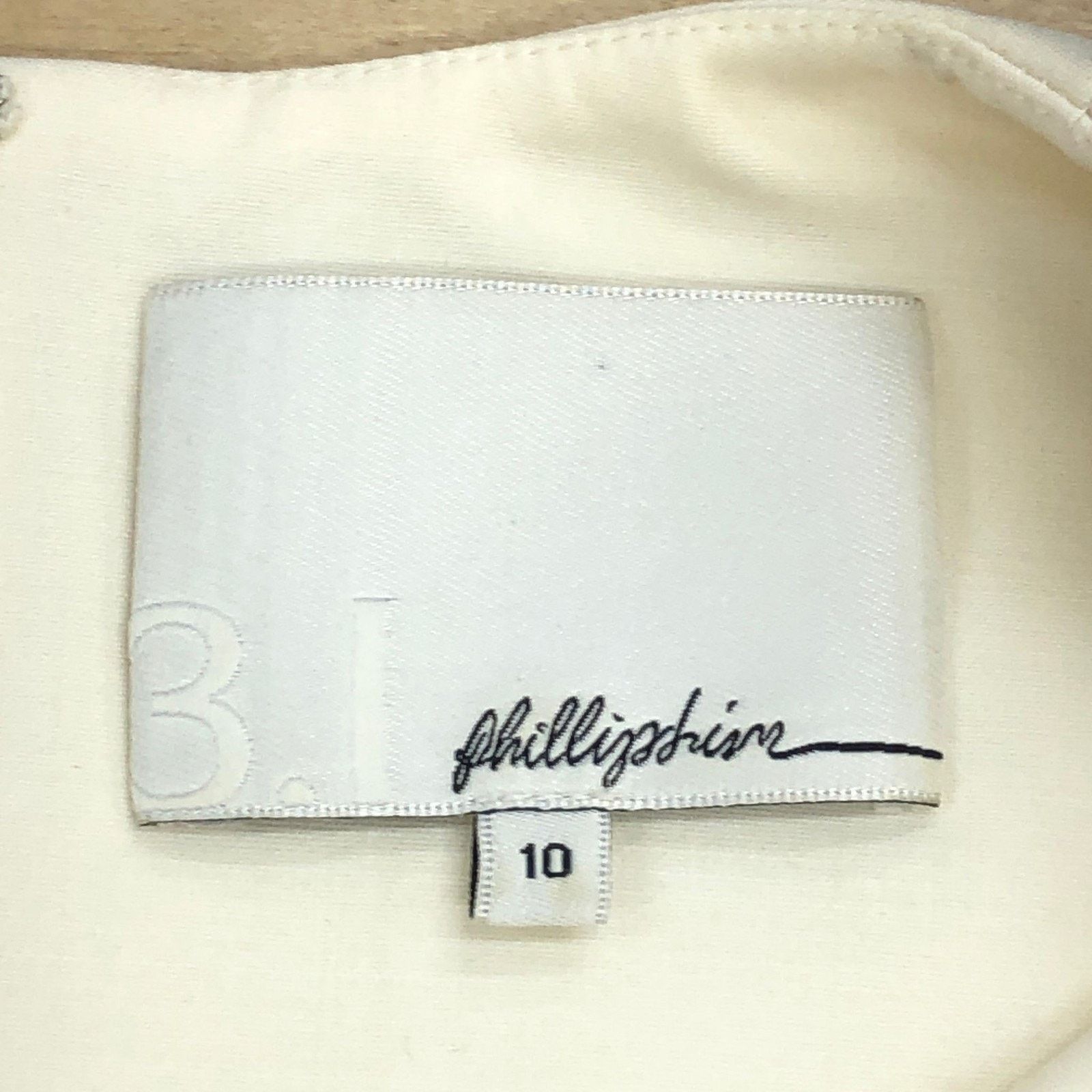 3.1 Phillip Lim 3.1 Phillip Lim Dress 10 Ivory Black Sheath Sleeveless Size L / US 10 / IT 46 - 12 Thumbnail